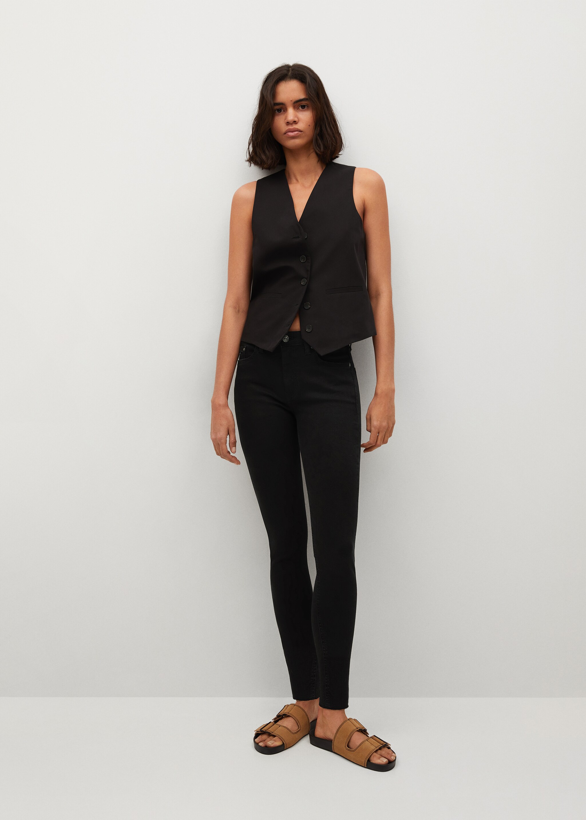 Jeans skinny crop Isa - Plano general