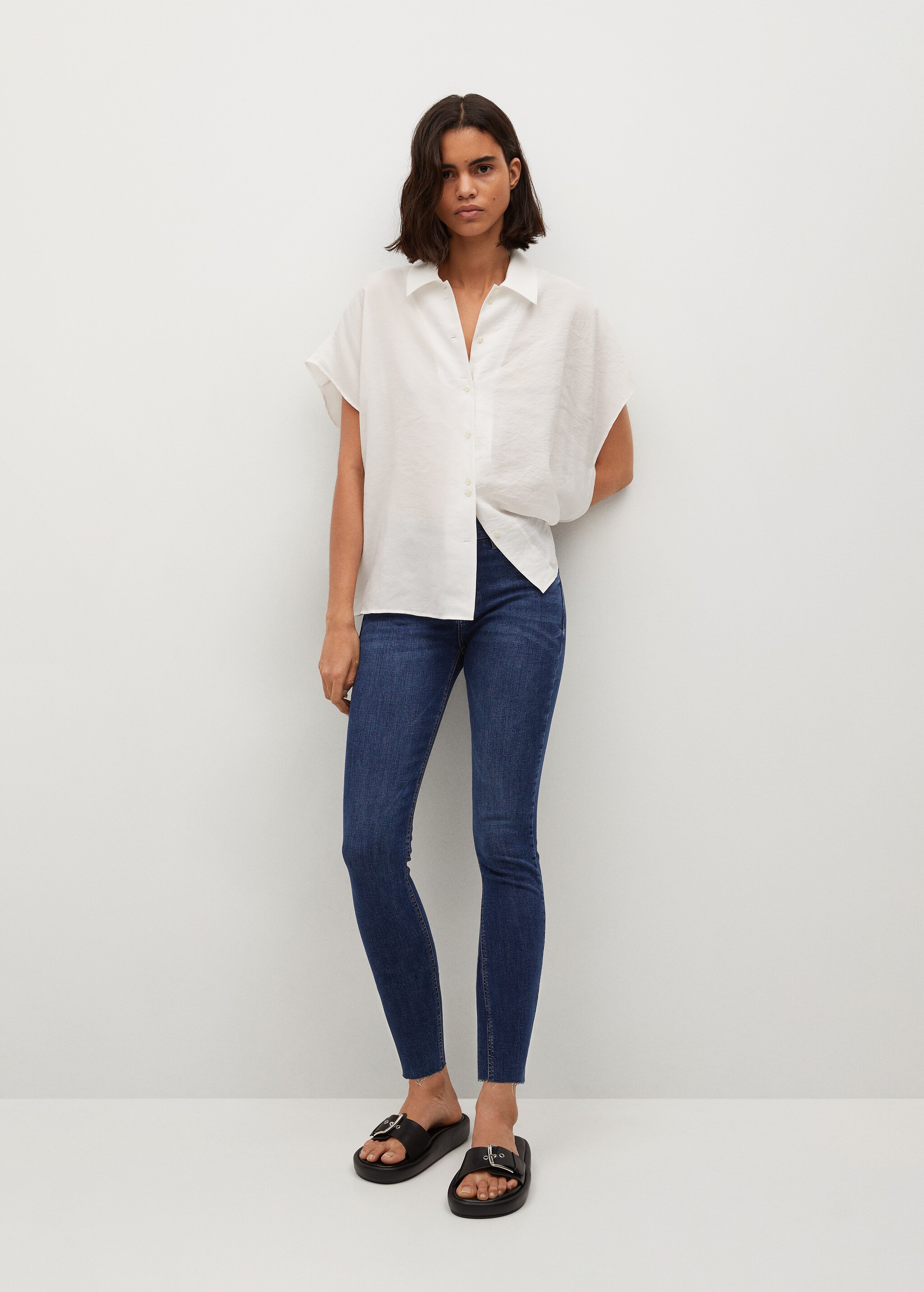 Jeans skinny crop Isa - Plano general
