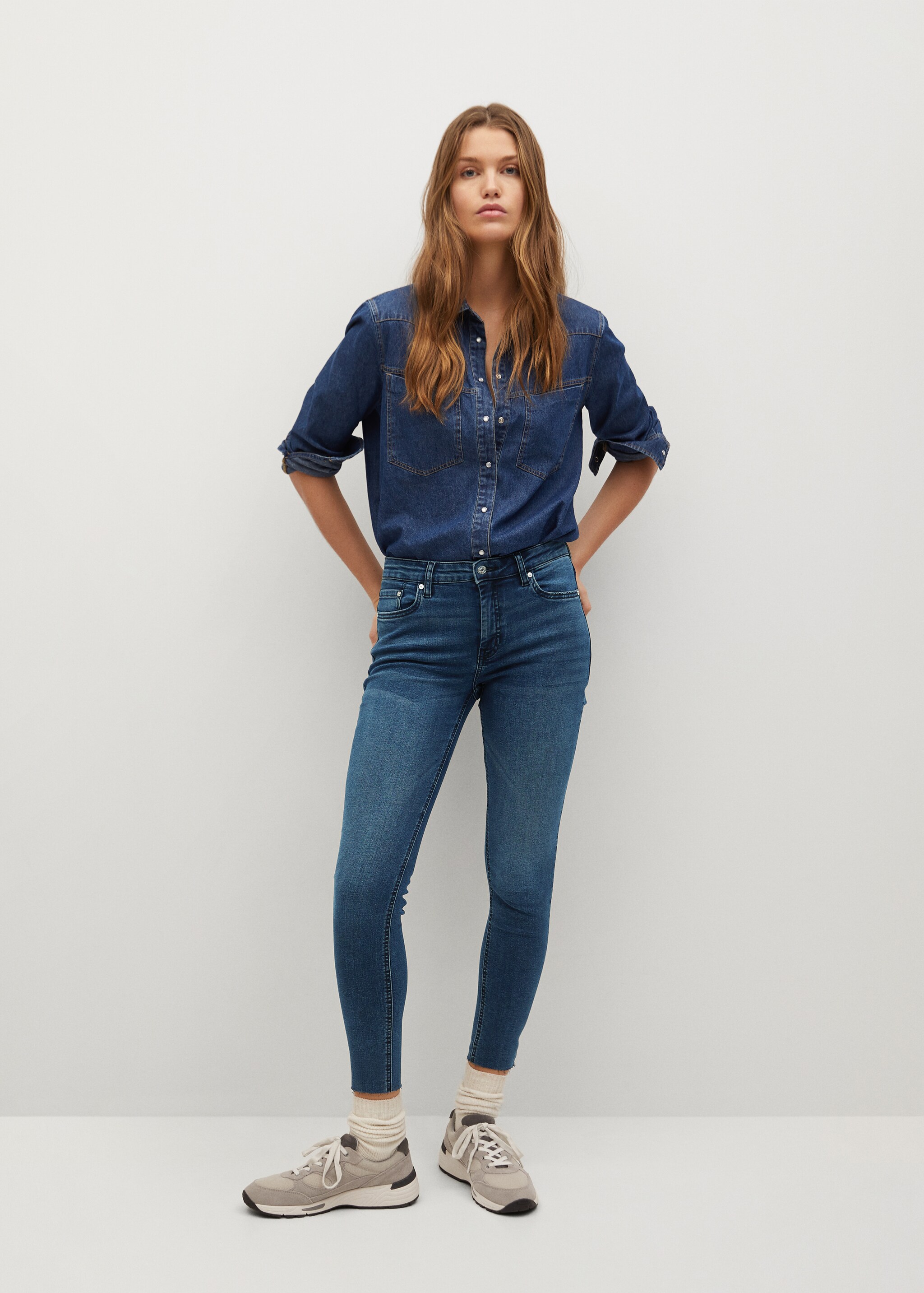 Jeans skinny crop Isa - Plano general
