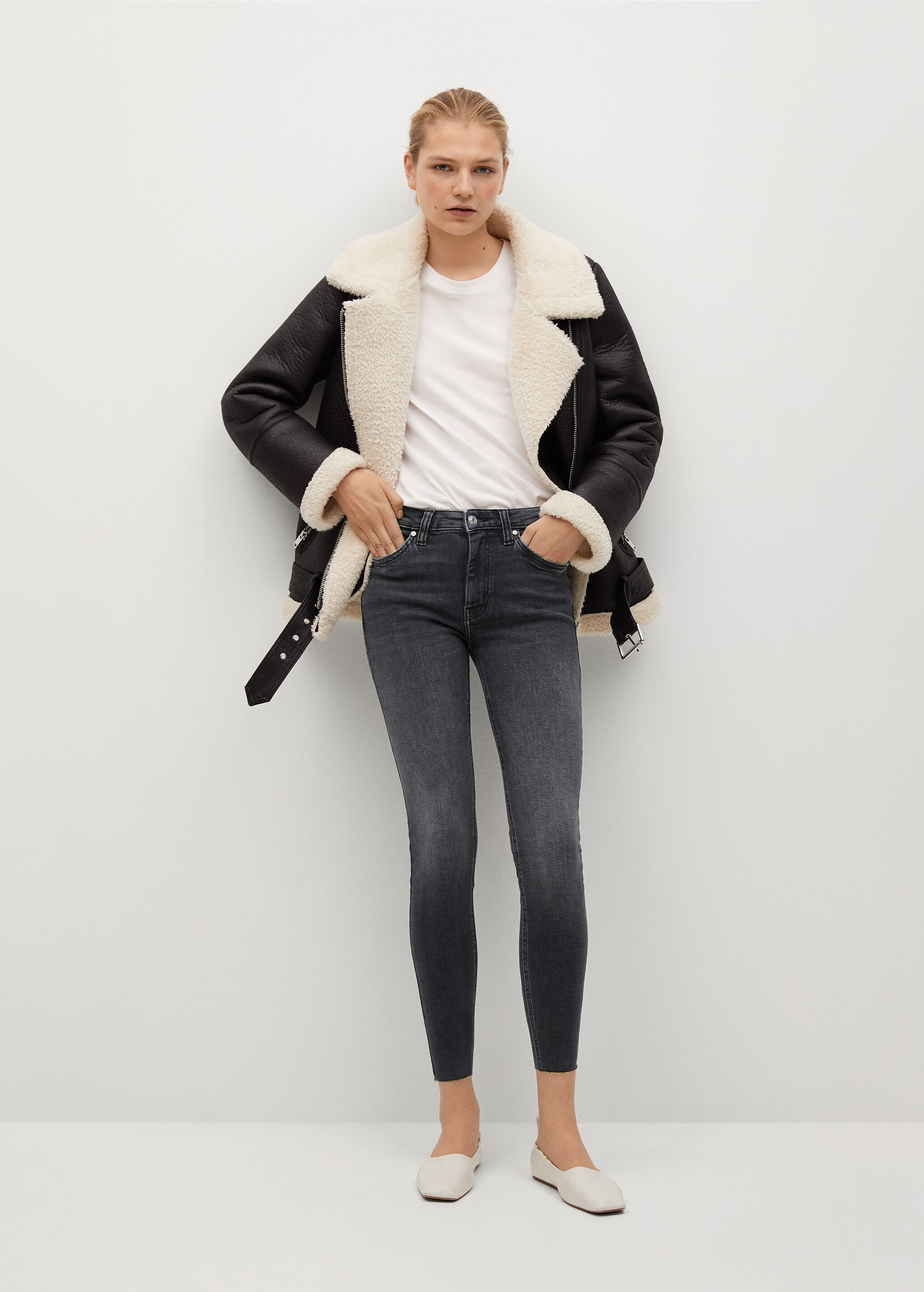 Jeans skinny crop Isa - Plano general