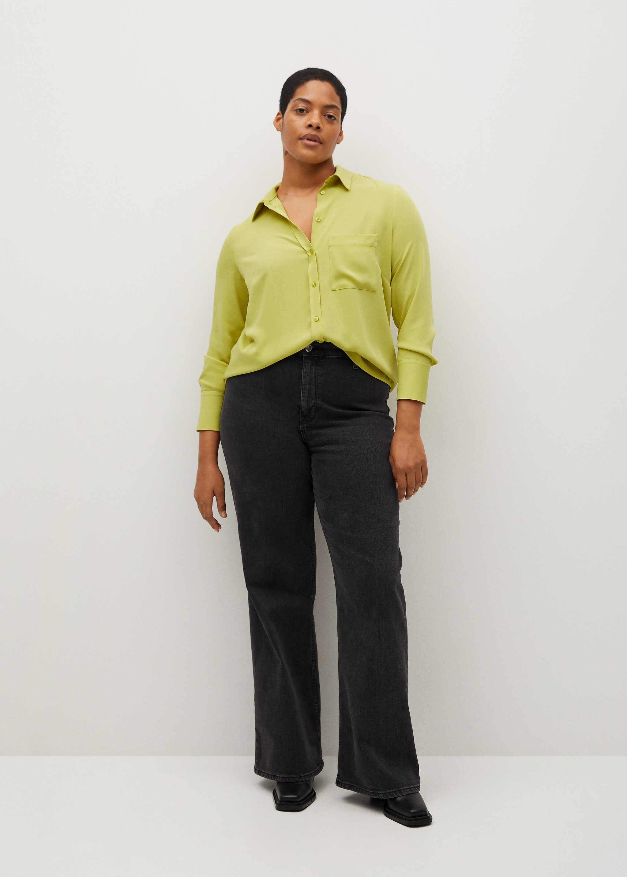 Camisa bolsillo parche - Plano general