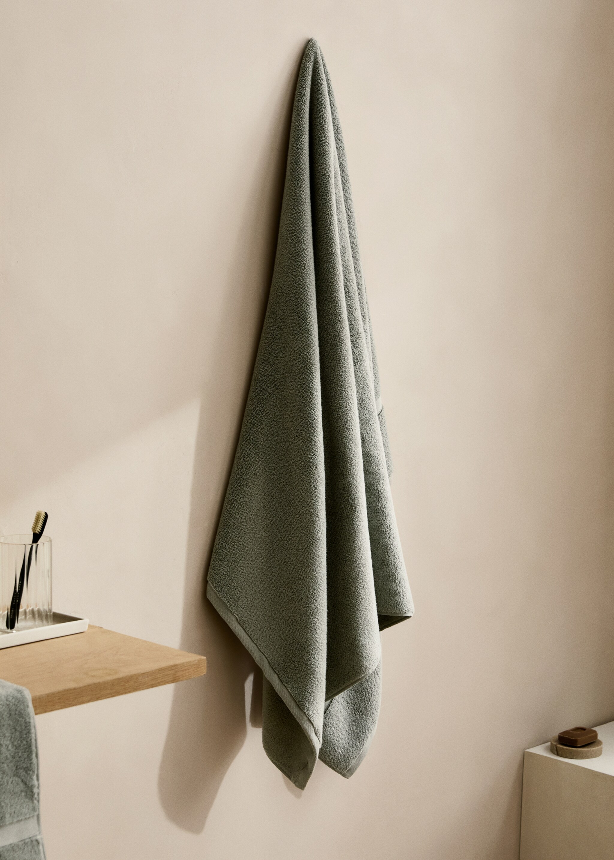 Extra soft bath towel - General plane, Mint Green. Ref: 87003351-00.
