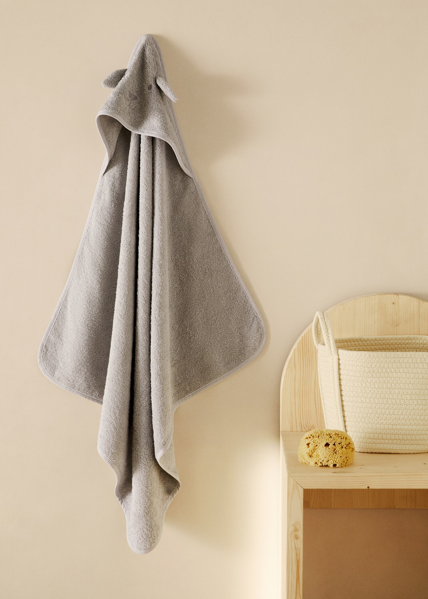 Cap de bain enfant coton bouclé oreilles - Plan général