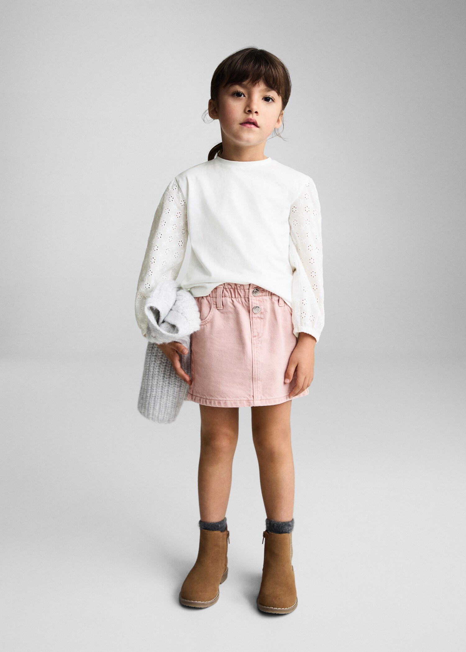 T-shirt brodé manches - Plan général