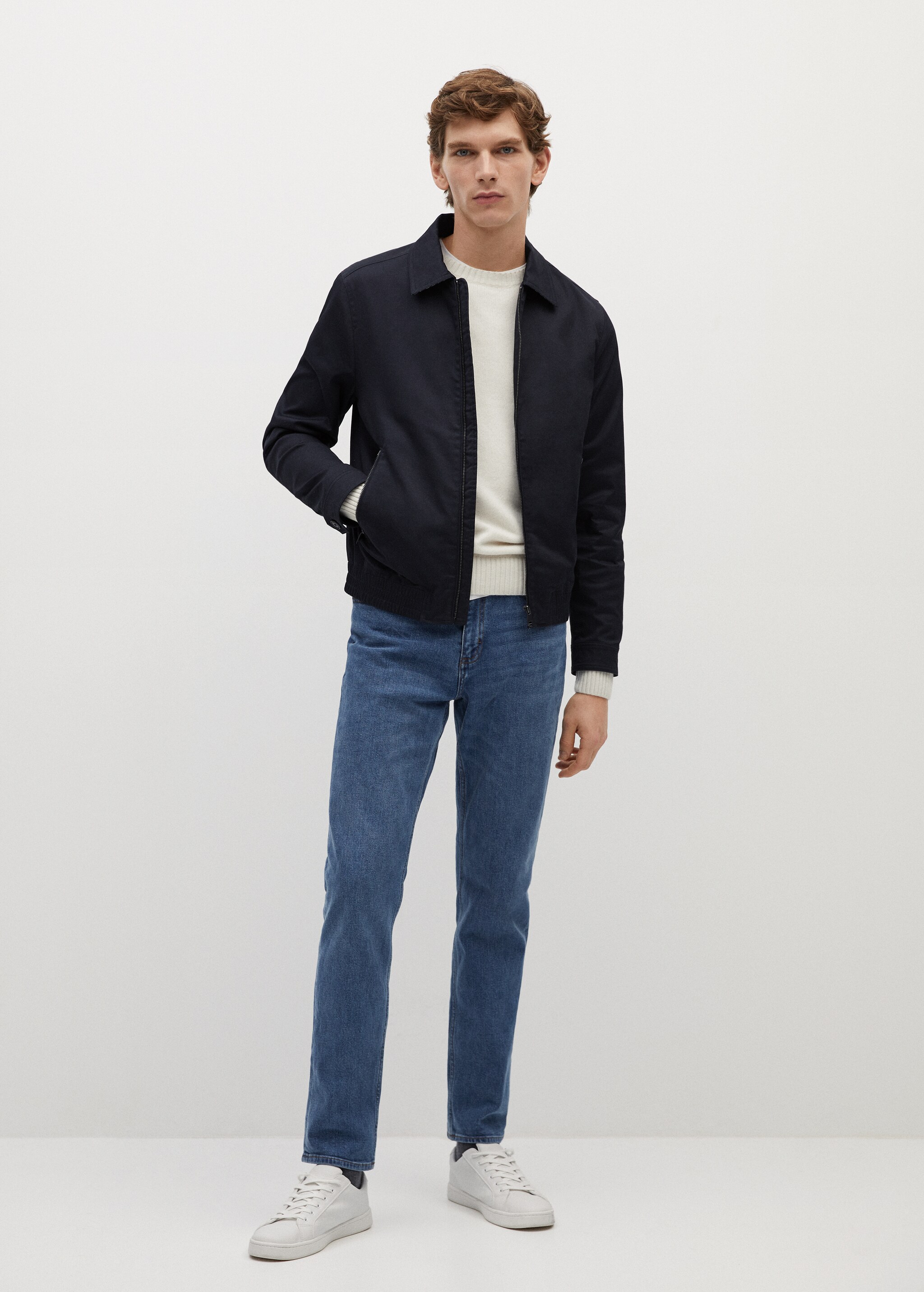 Chaqueta algodón cremallera - Plano general