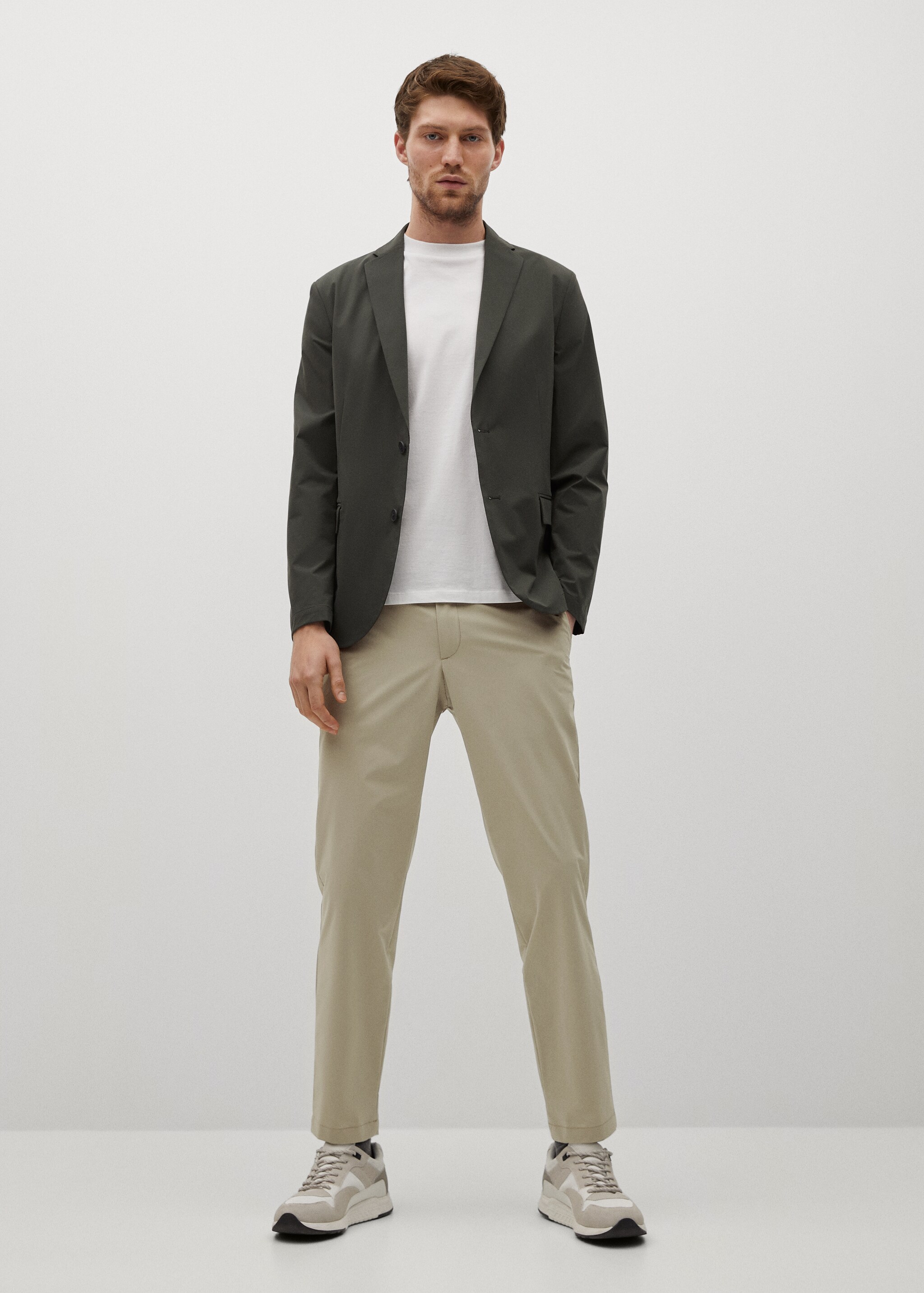 Pantalón slim fit empacable - Plano general