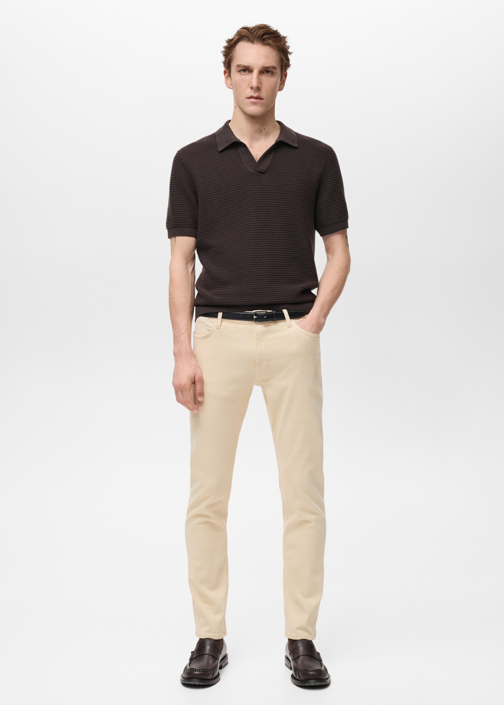 Slim Fit-Jeans Patrick Ultra Soft Touch - Allgemeine Ansicht, Hellgrau/Pastellgrau. Ref: 87004402-00.