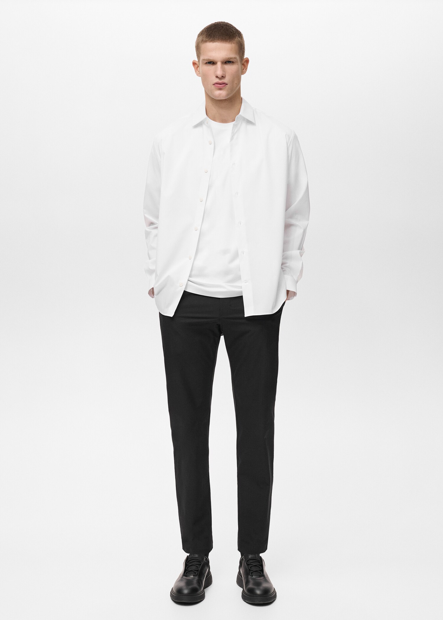 Comfort stretch non-iron shirt - General plane