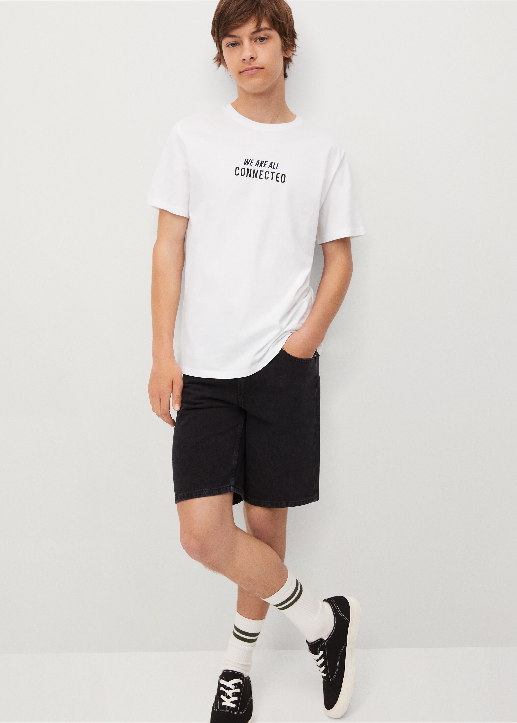 Oversized message t-shirt - General plane