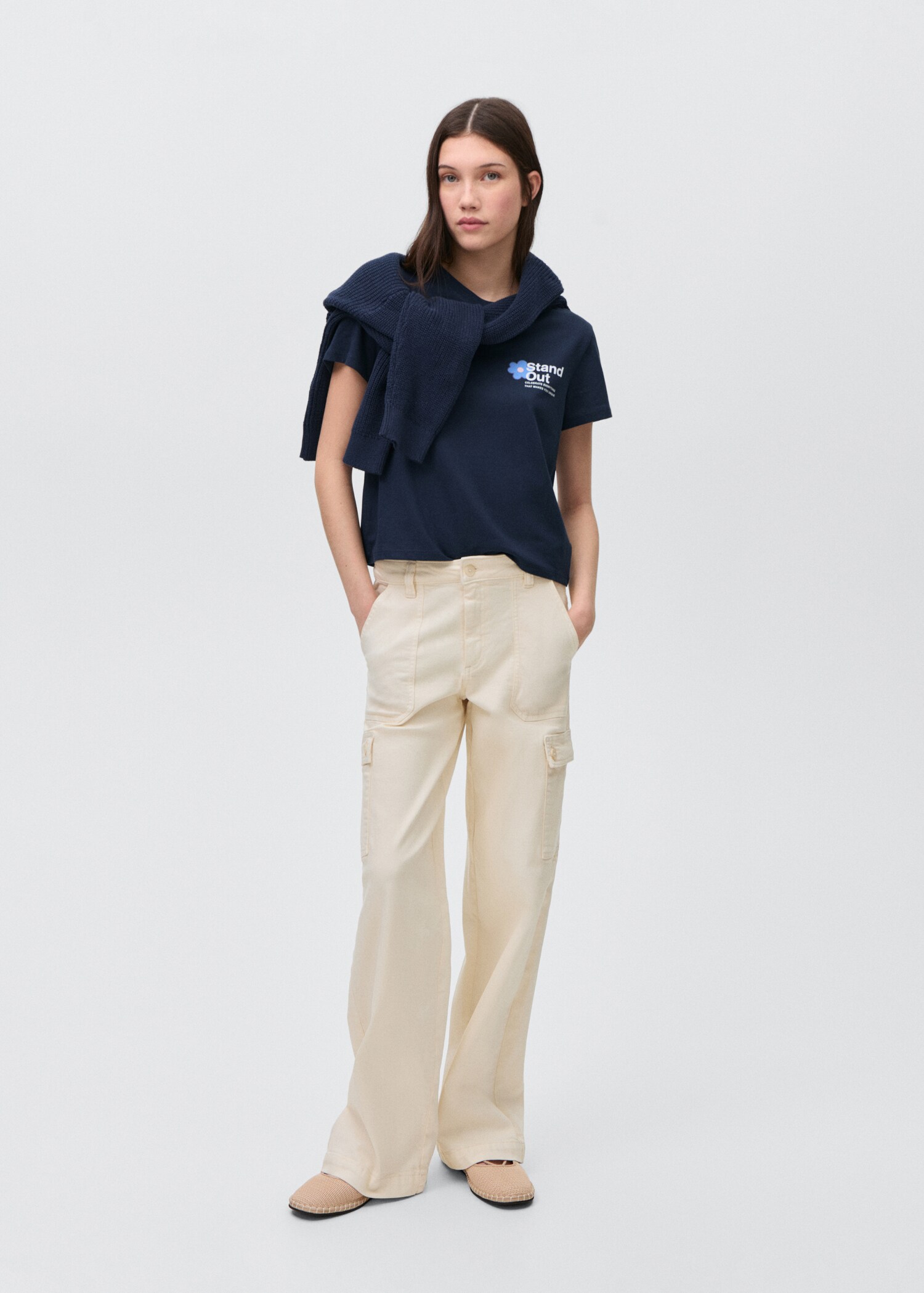 Short-sleeved printed t-shirt - General plane