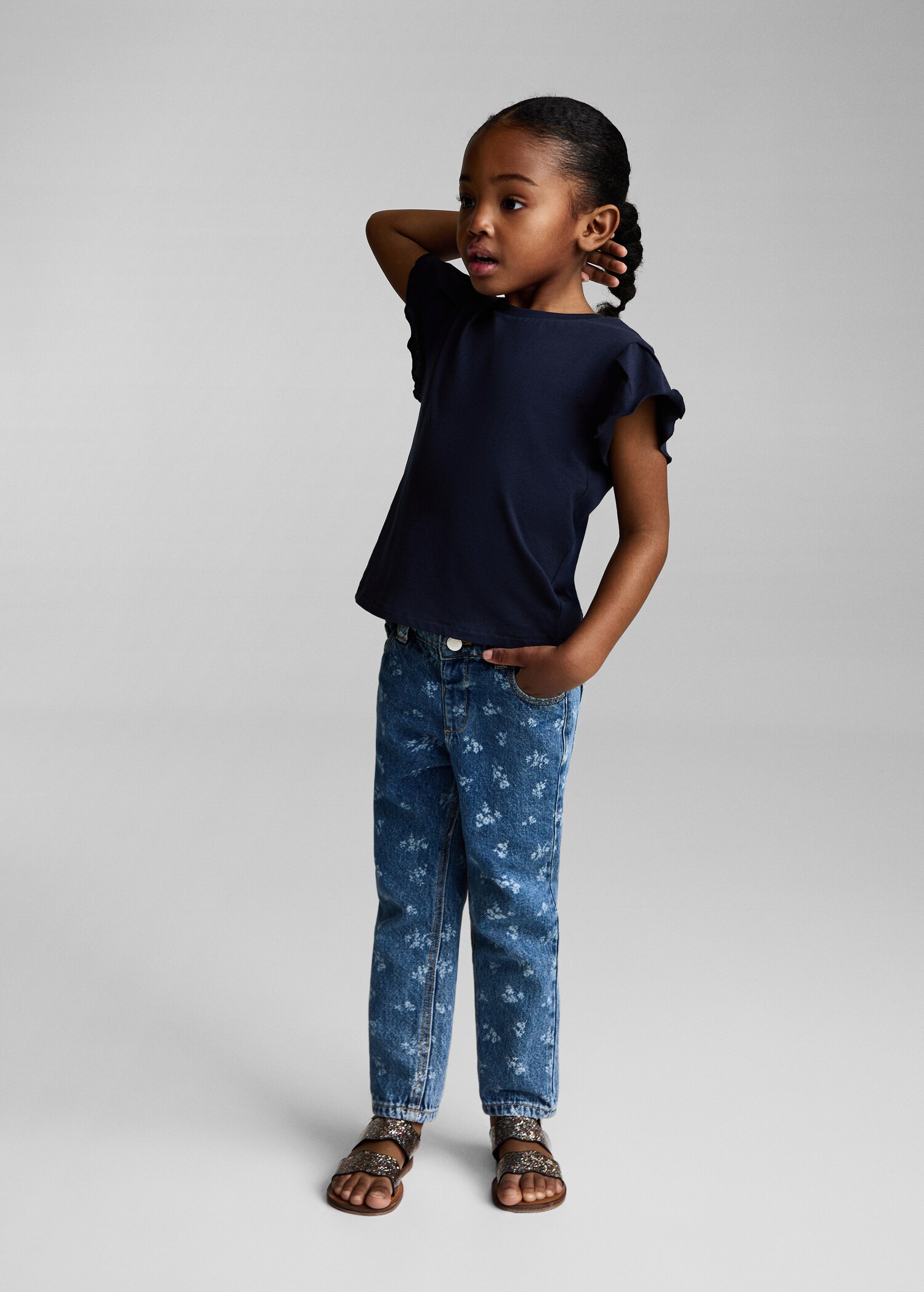 Μπλούζα κοντό μανίκι βαμβάκι - Γενικό πλάνο