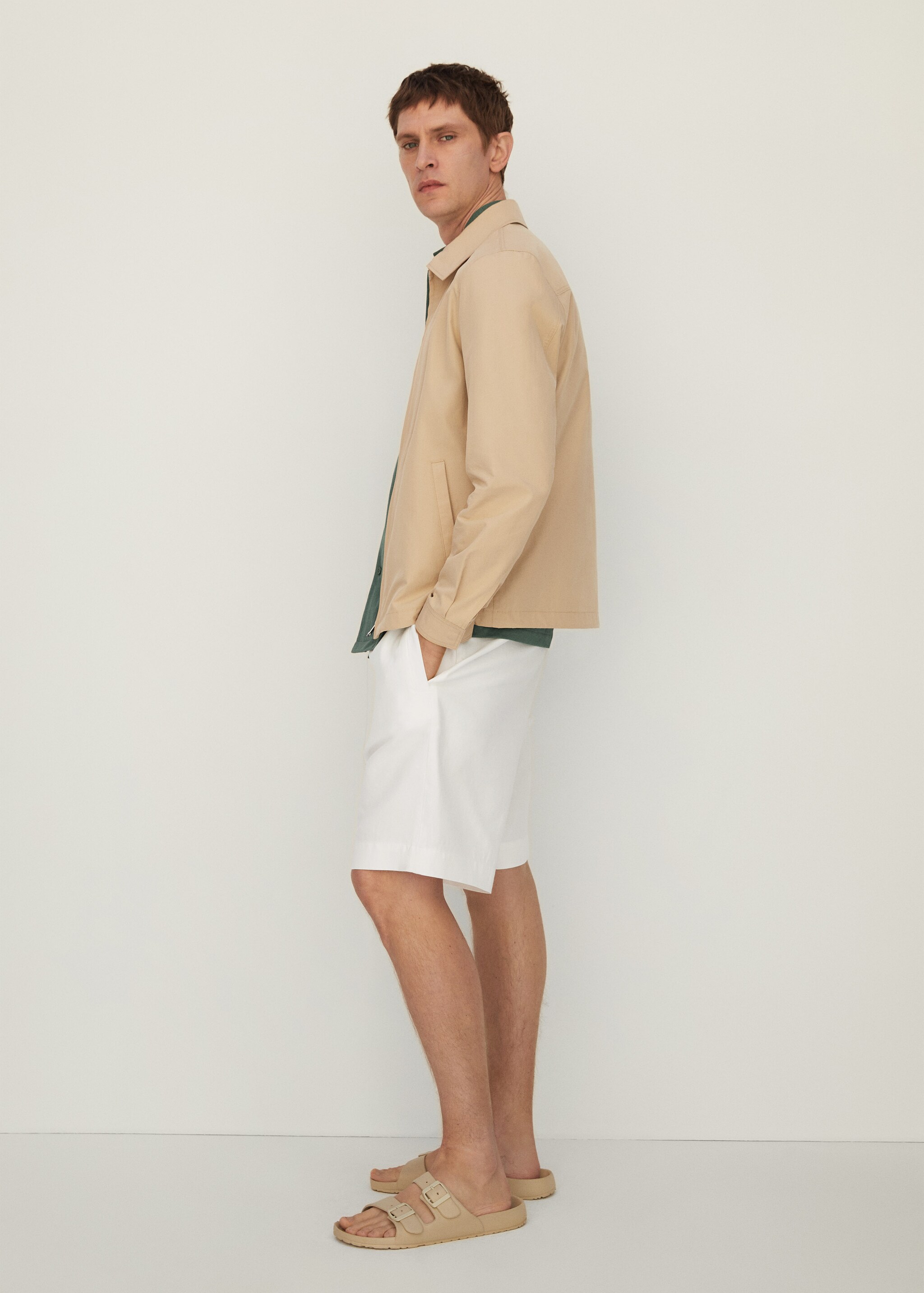 Bermudas lino algodón - Plano general