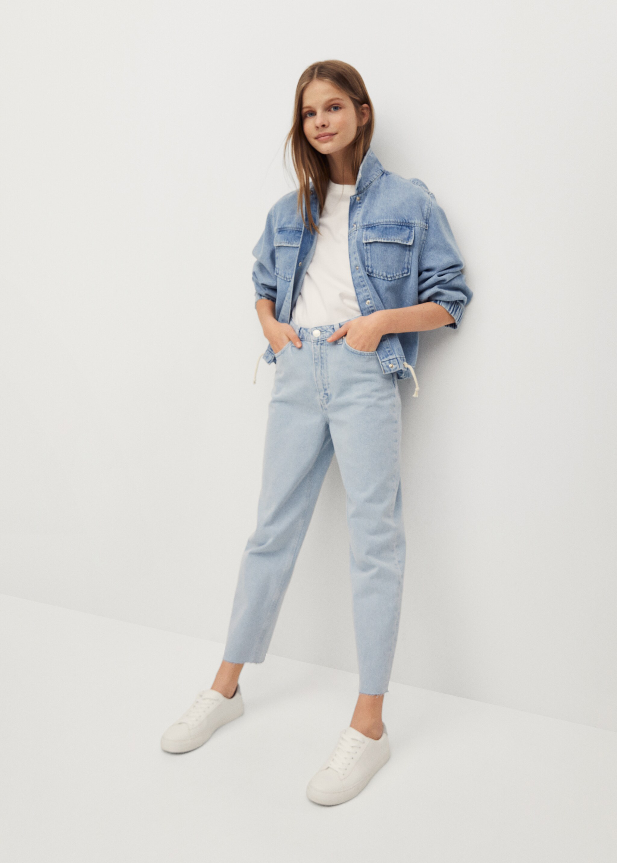 Jeans mom-fit algodón - Plano general