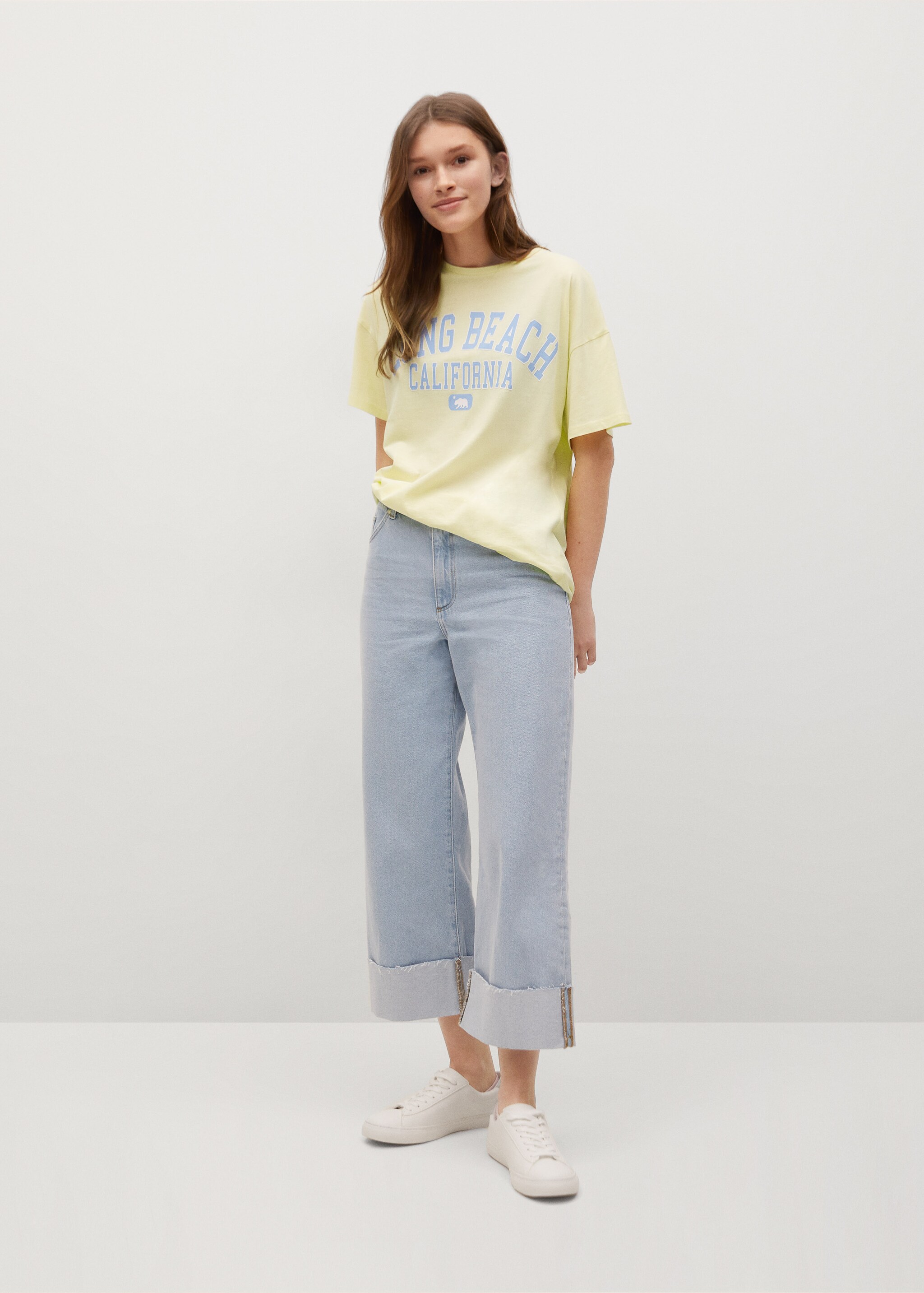 Oversized message t-shirt - General plane