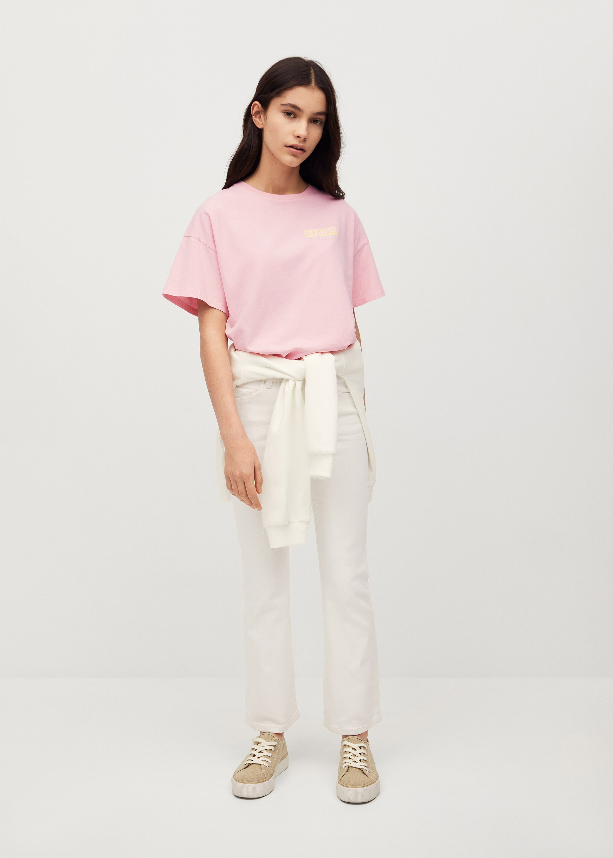 Oversized message t-shirt - General plane