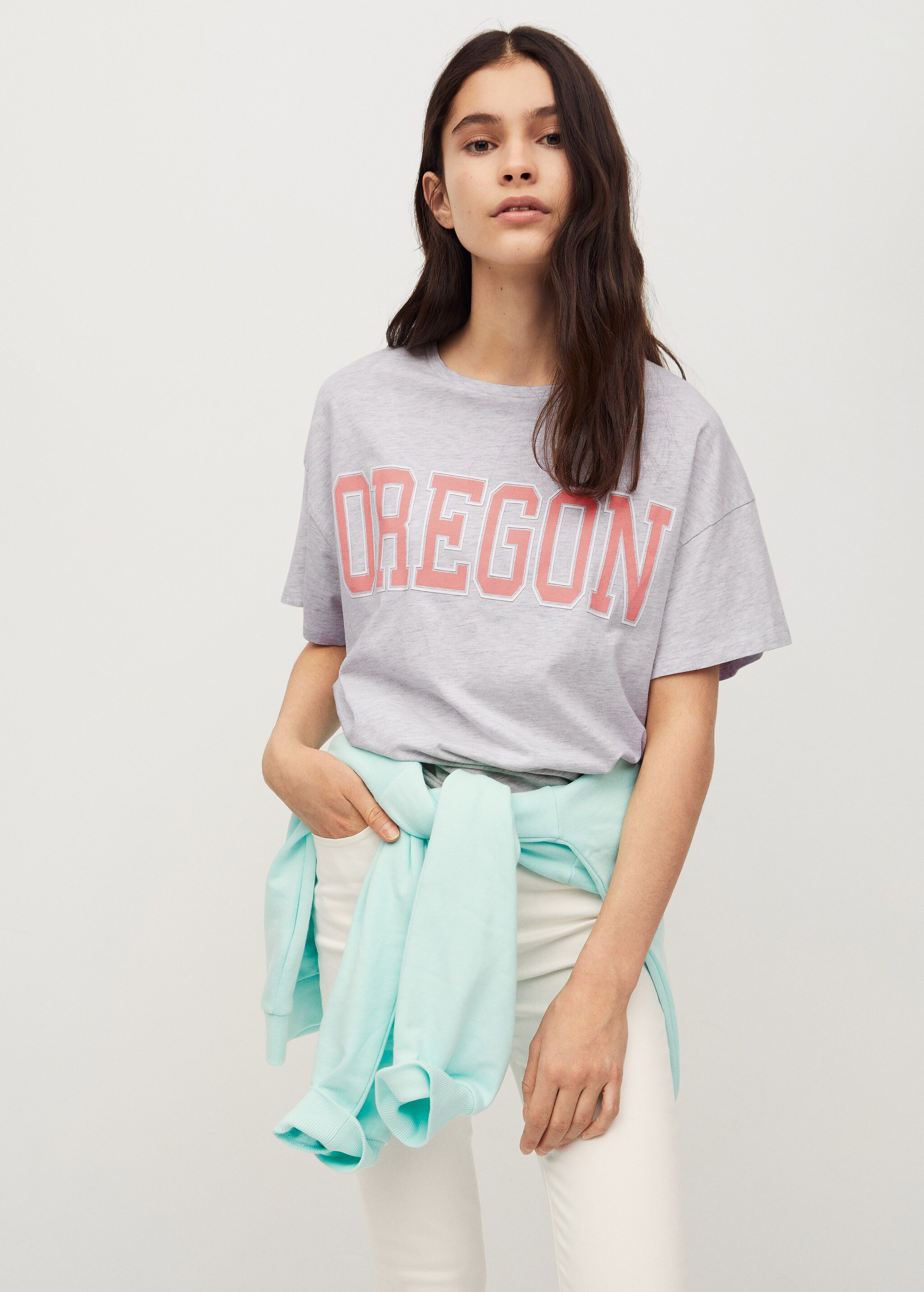 Oversized message t-shirt - General plane