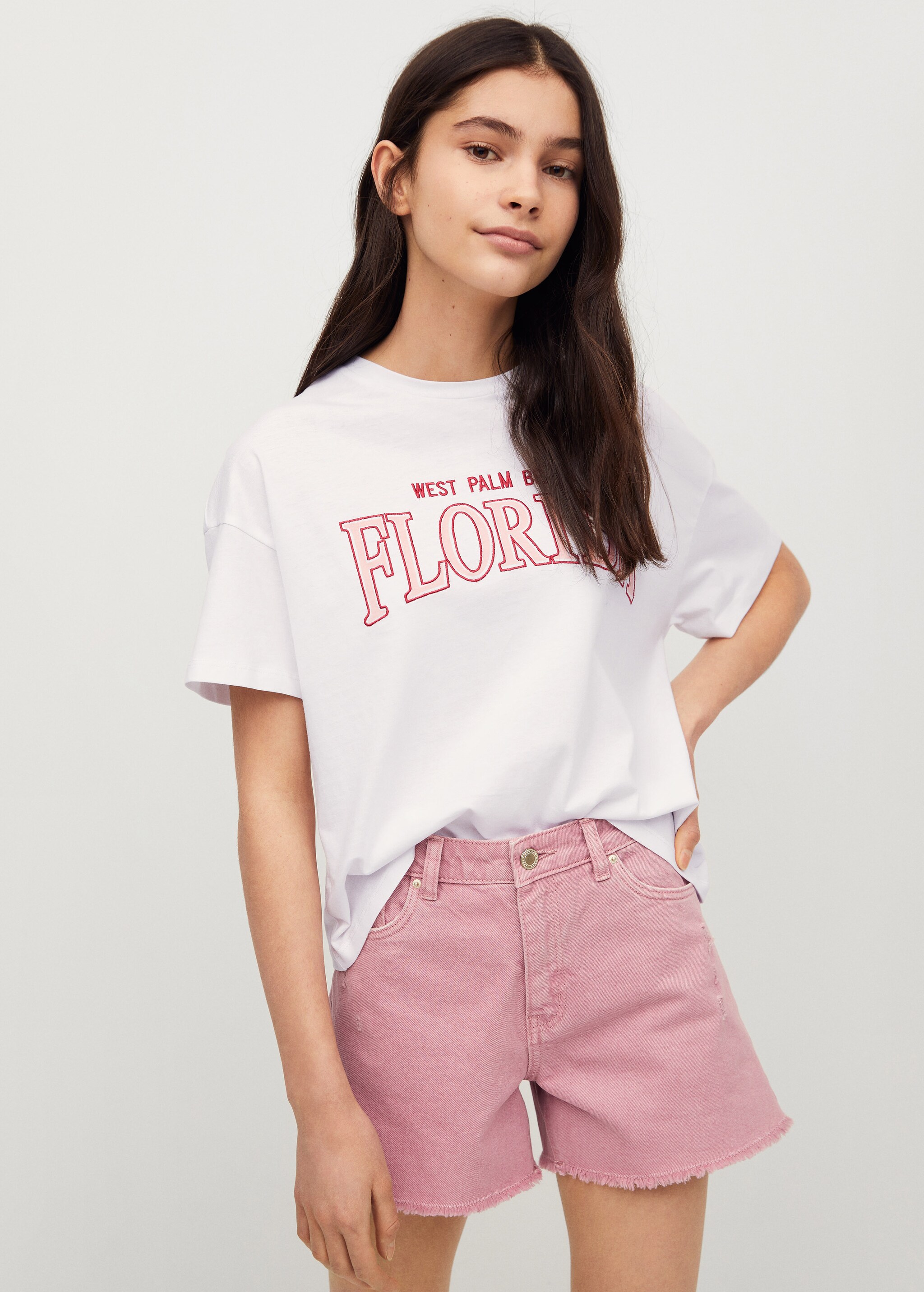 Samarreta oversize missatge - Pla general