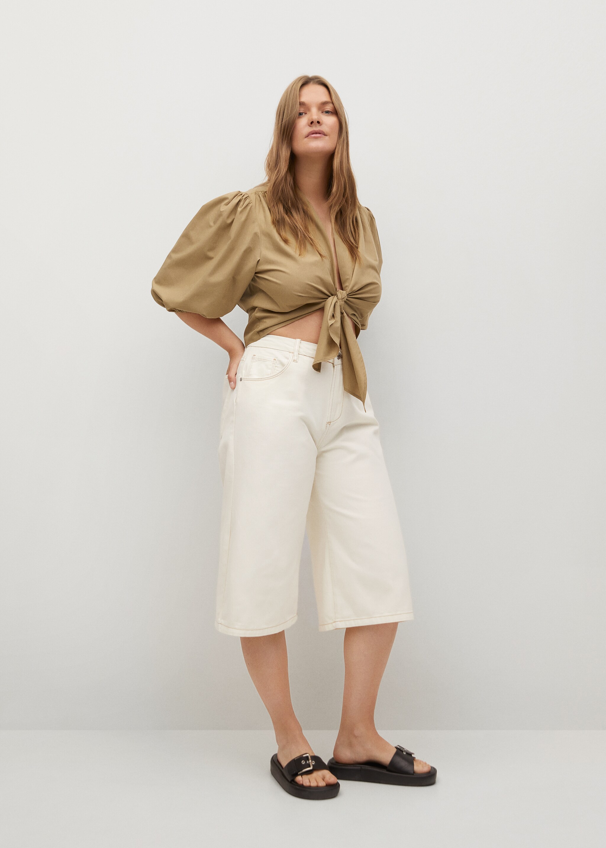 Blusa nudo algodón - Plano general