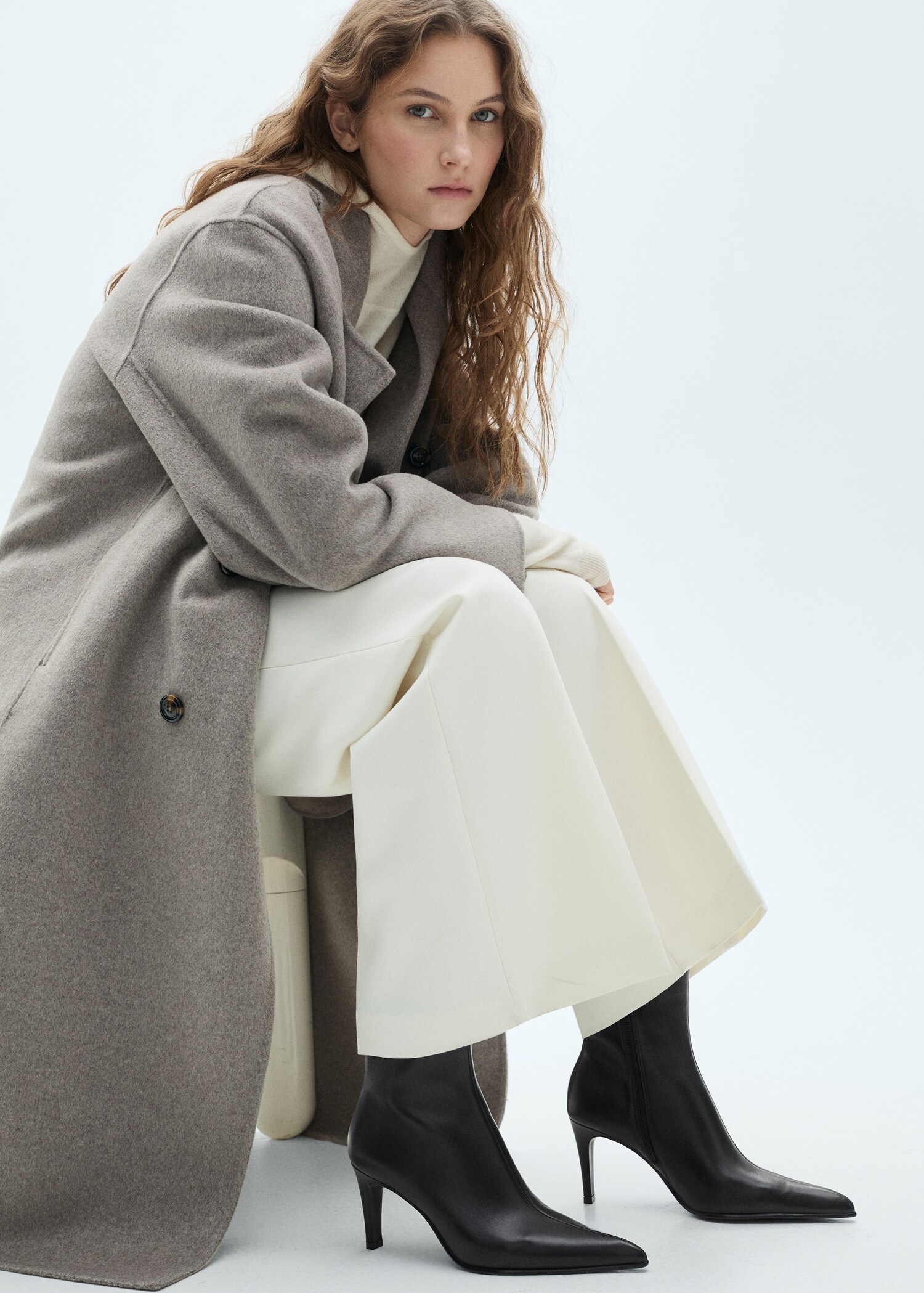 Bottine bout en cuir - Plan général