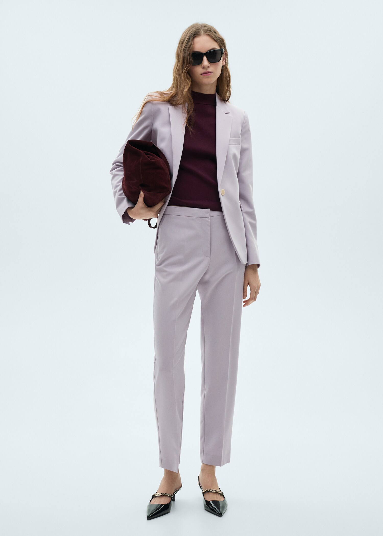 Fitted suit blazer - General plane