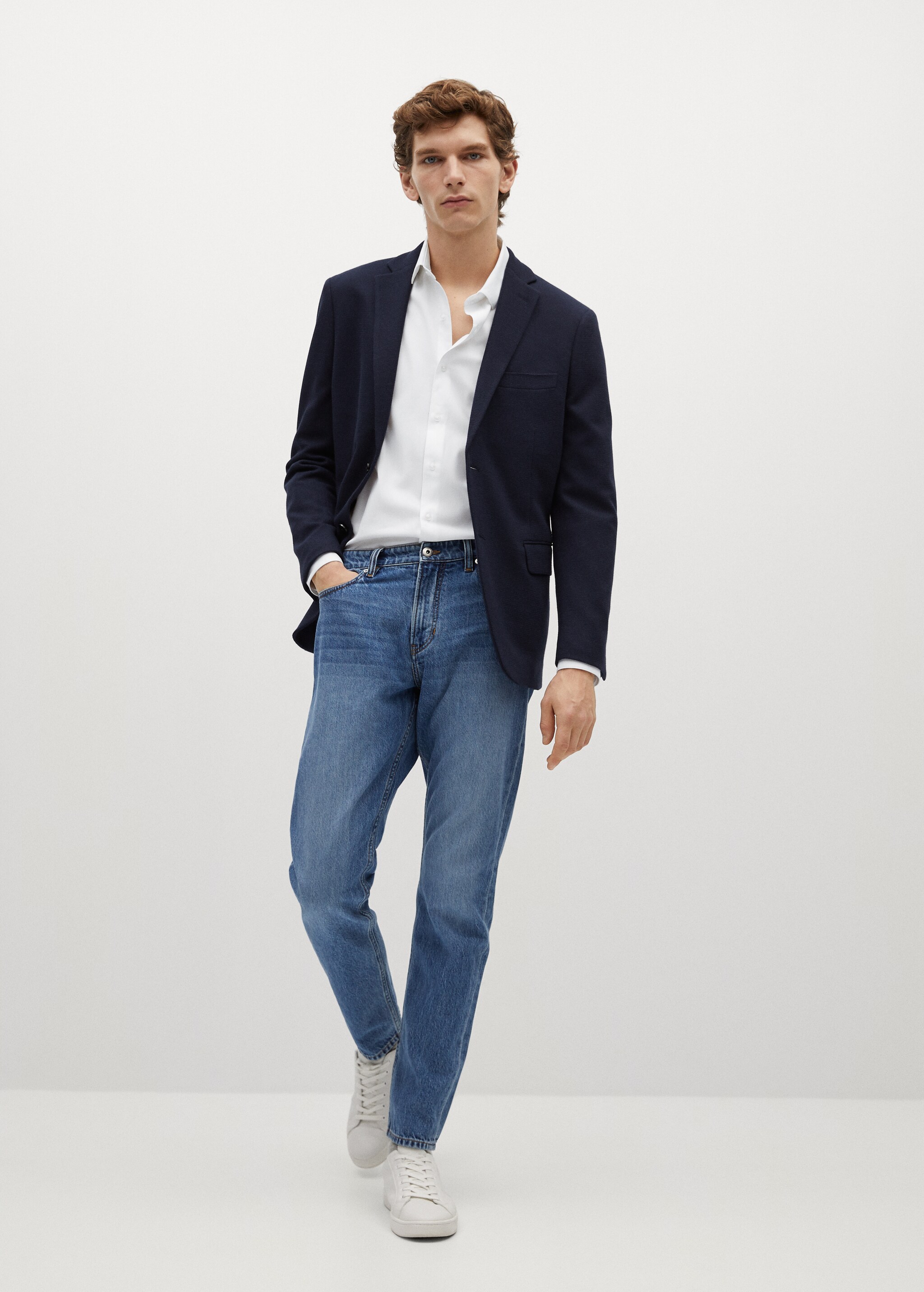 Bavlněná košile slim fit - Celkový náhled