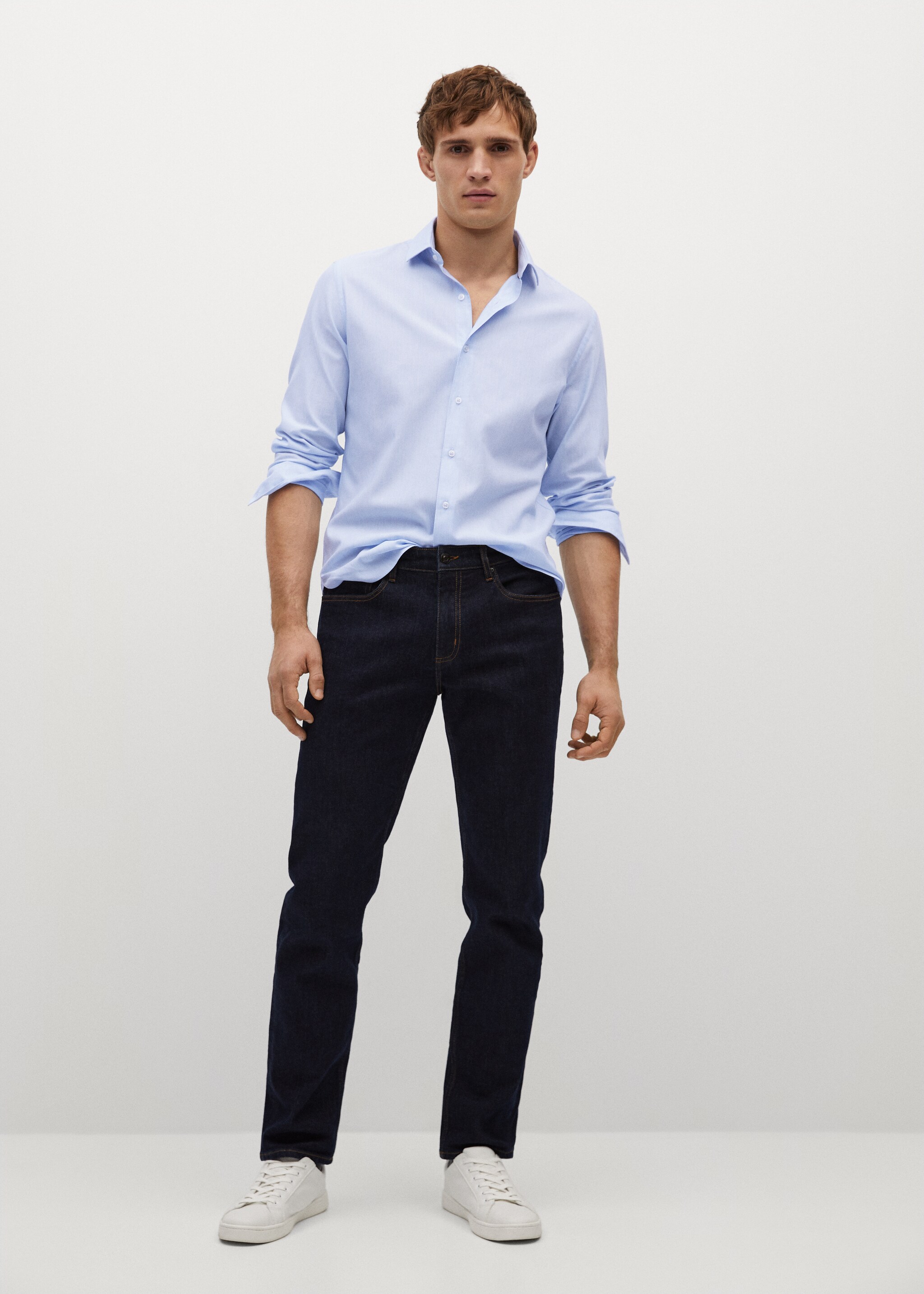 Bavlněná košile slim fit - Celkový náhled