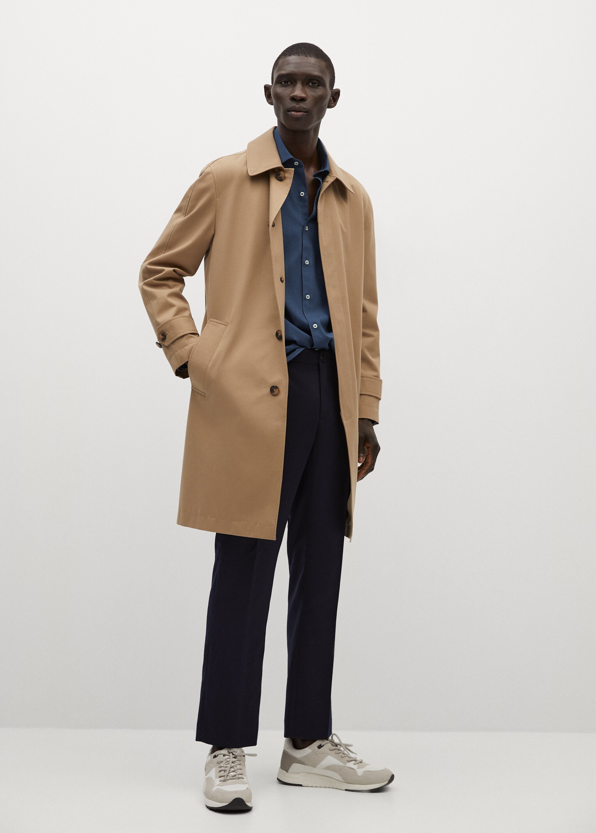 Bavlněná košile slim fit - Celkový náhled