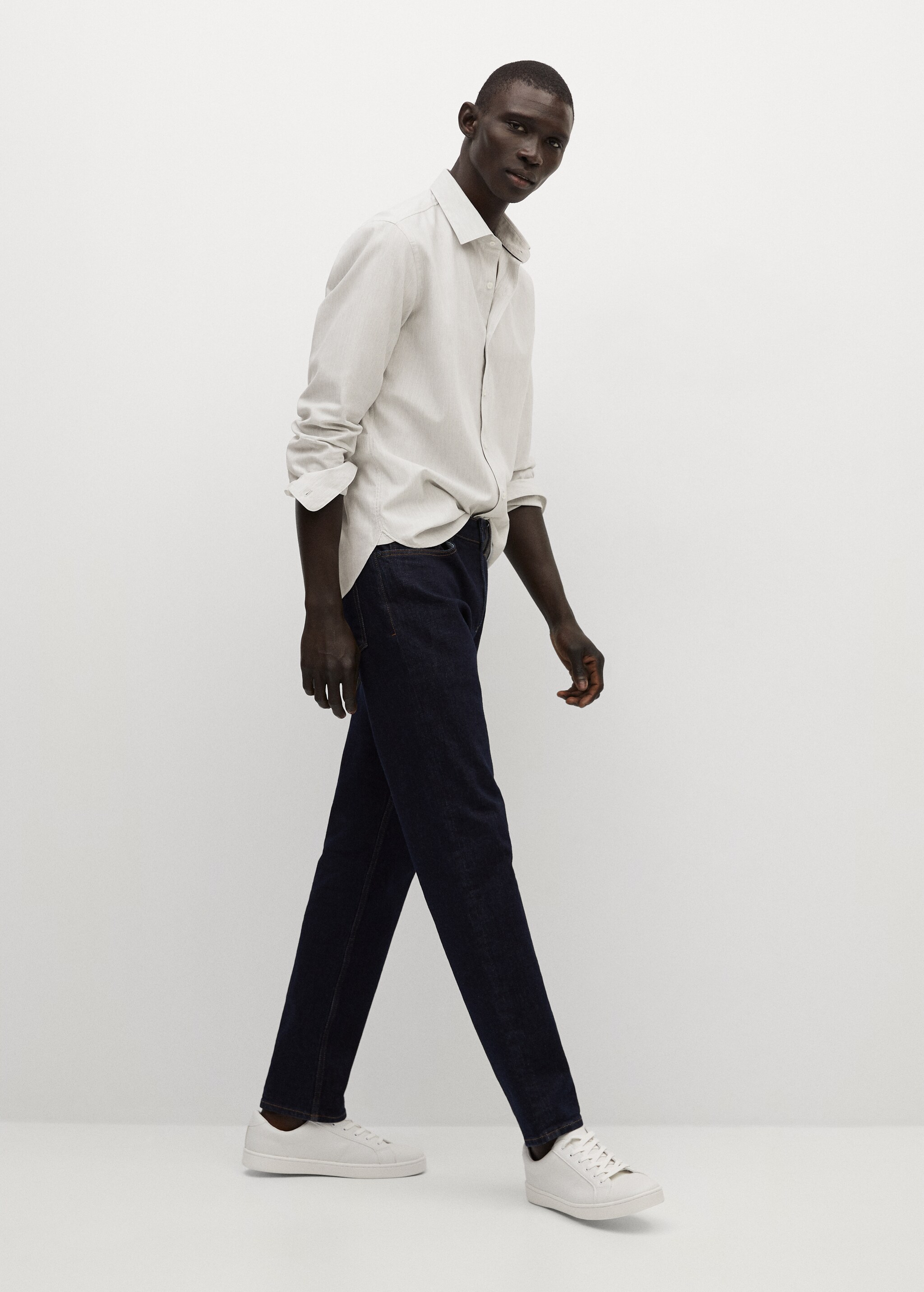 Bavlněná košile slim fit - Celkový náhled