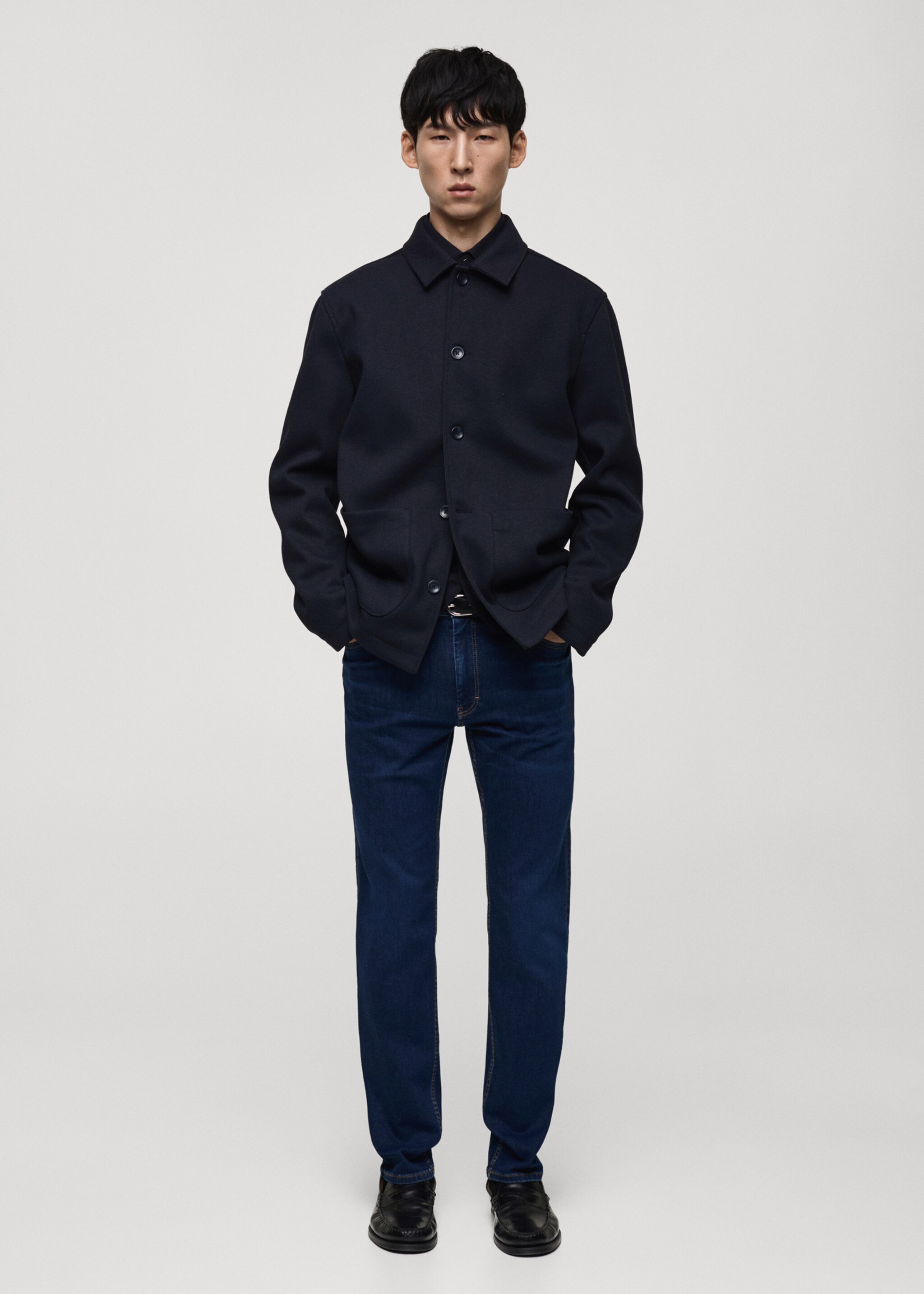 Slim fit Ultra Soft Touch Patrick jeans - General plane, Dark Blue. Ref: 87010594-00.