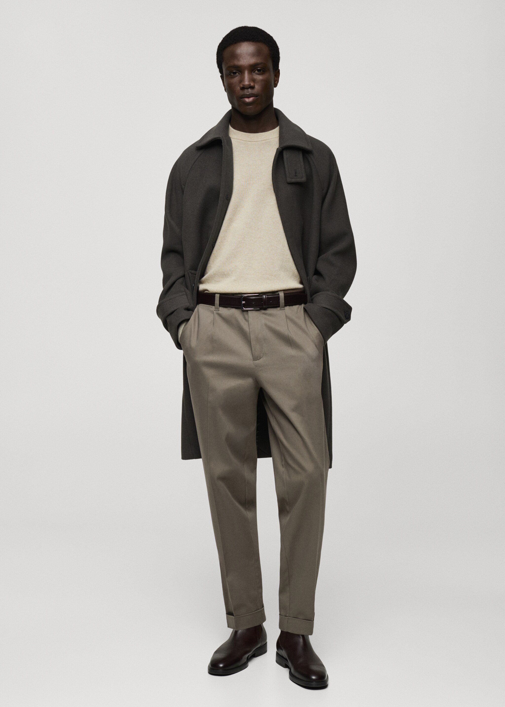 Pull-over 100 % cachemire regular-fit - Plan général, Vert pastel. Ref: 87010602-00.