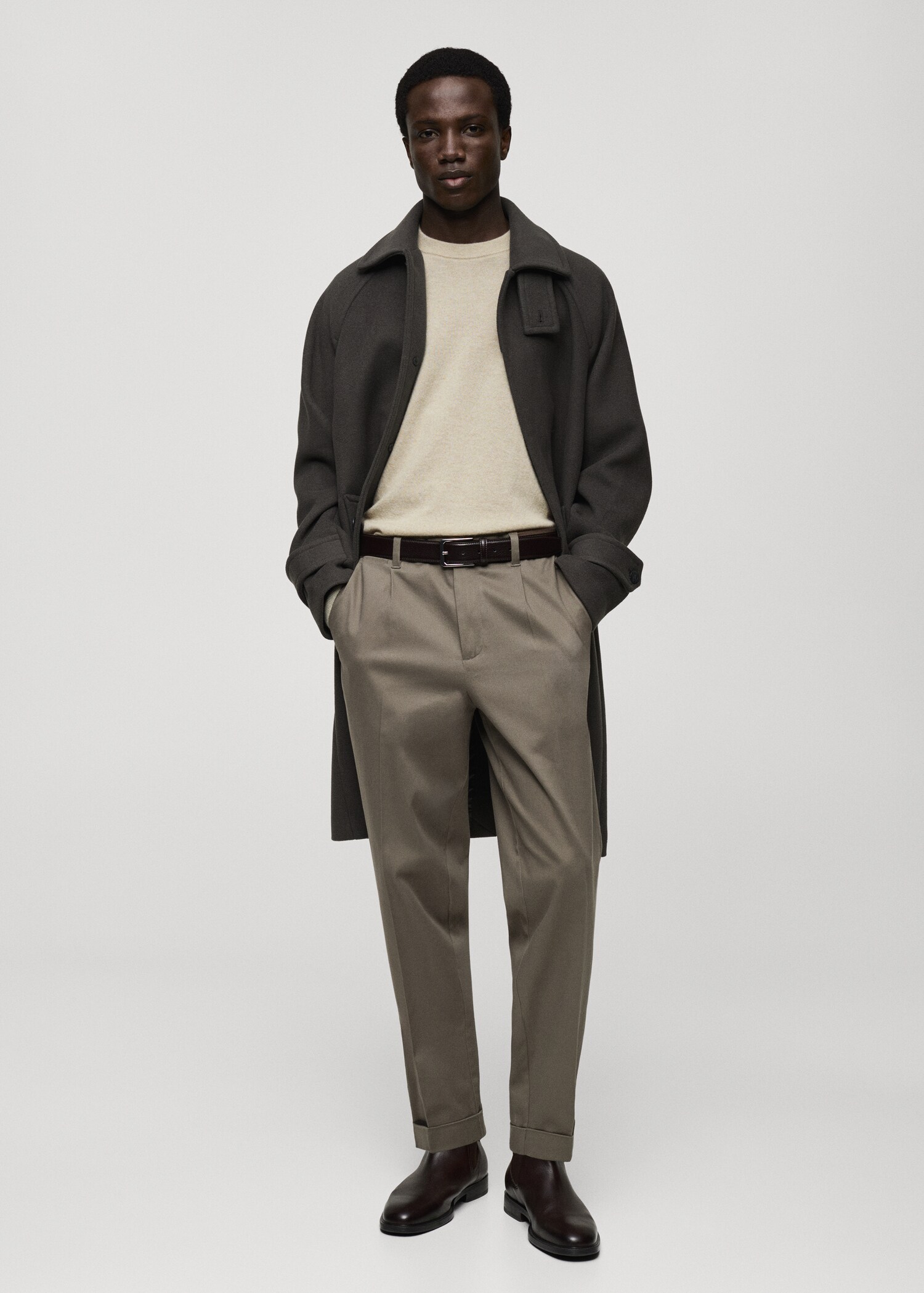 Pull-over 100 % cachemire regular-fit - Plan général