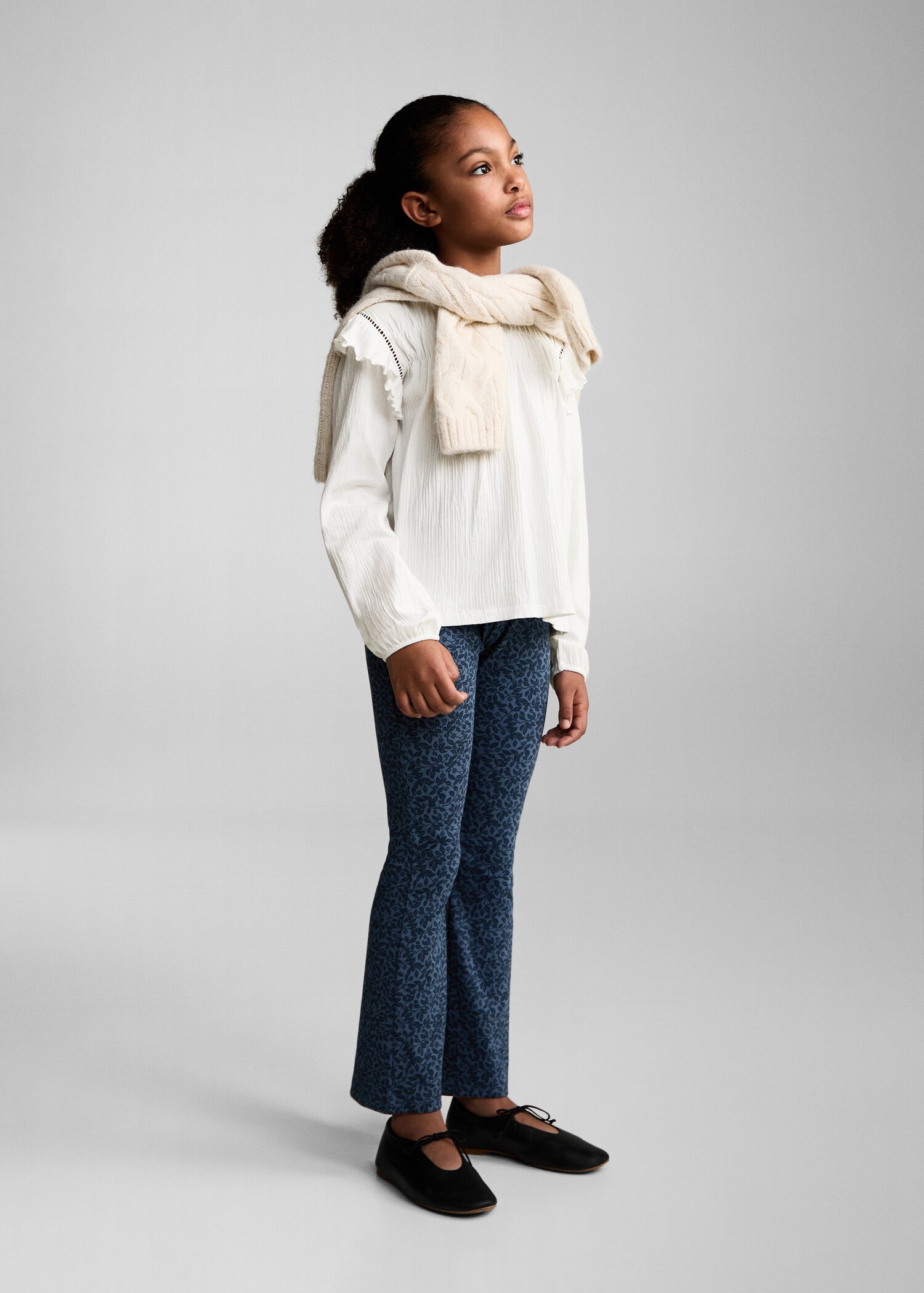 T-shirt manches volantées - Plan général