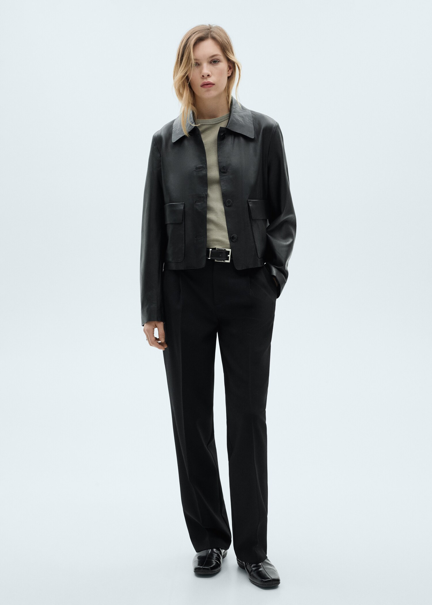 Pantalon droit pinces - Plan général