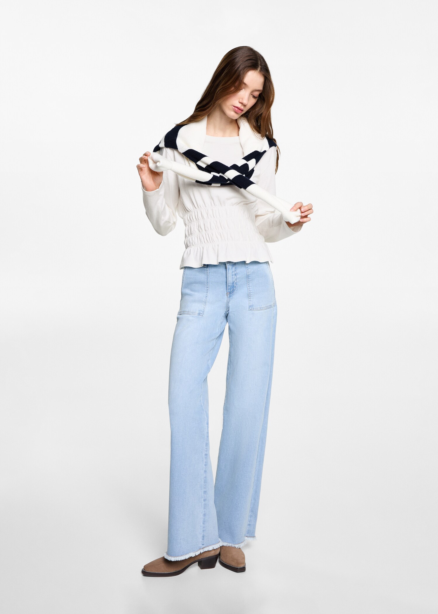 T-shirt with gathered waist - General plane