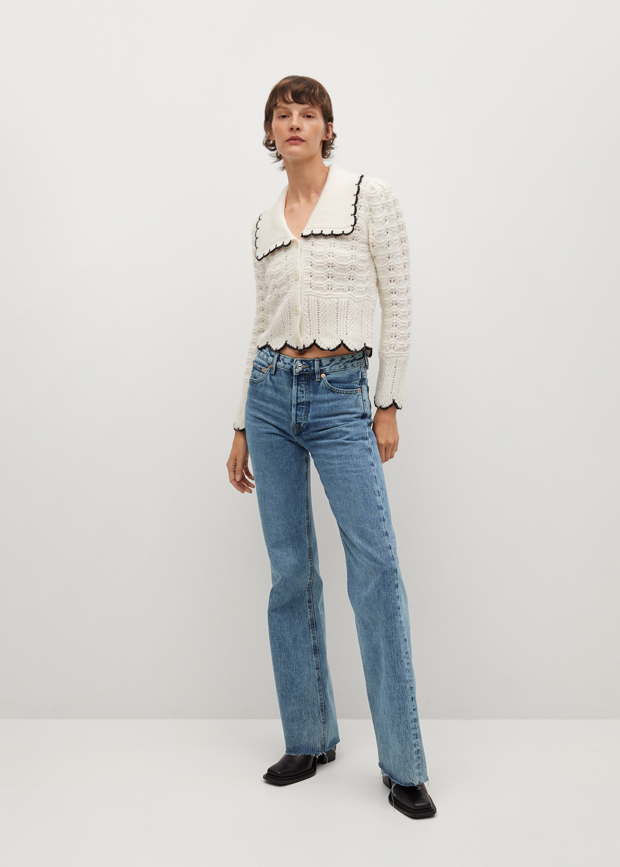 High-waist wideleg jeans - General plane