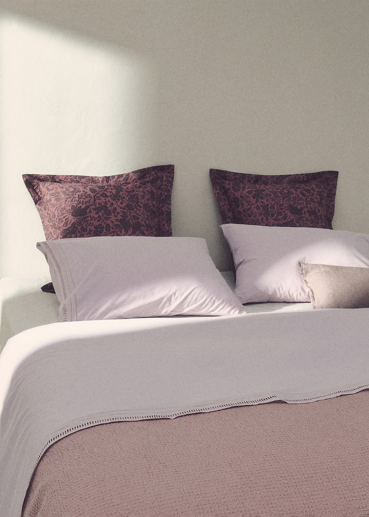 Πανωσέντονο με κεντητό φινίρισμα για κρεβάτι 150/160 εκ - Γενικό πλάνο