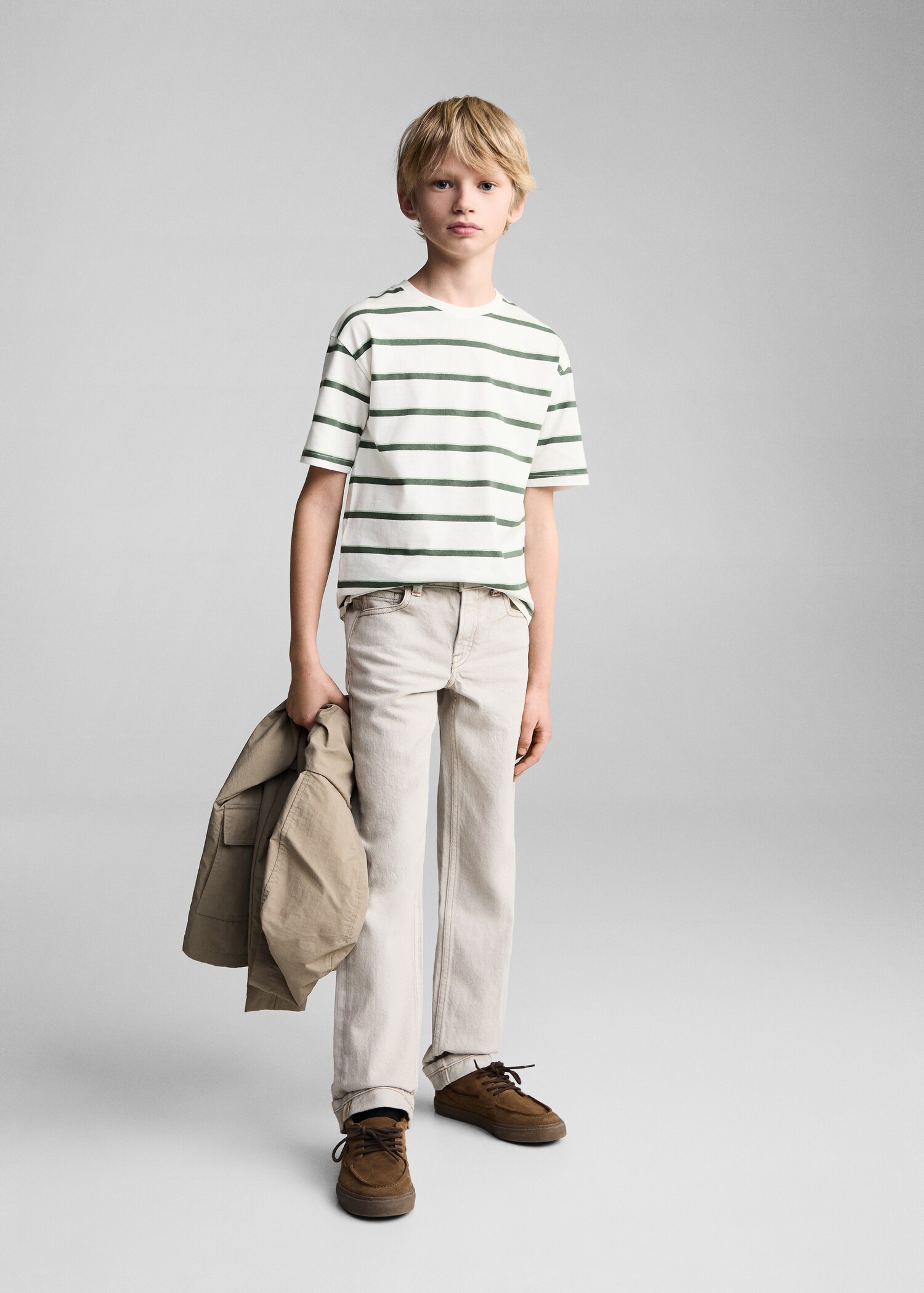 Striped short-sleeved t-shirt - General plane