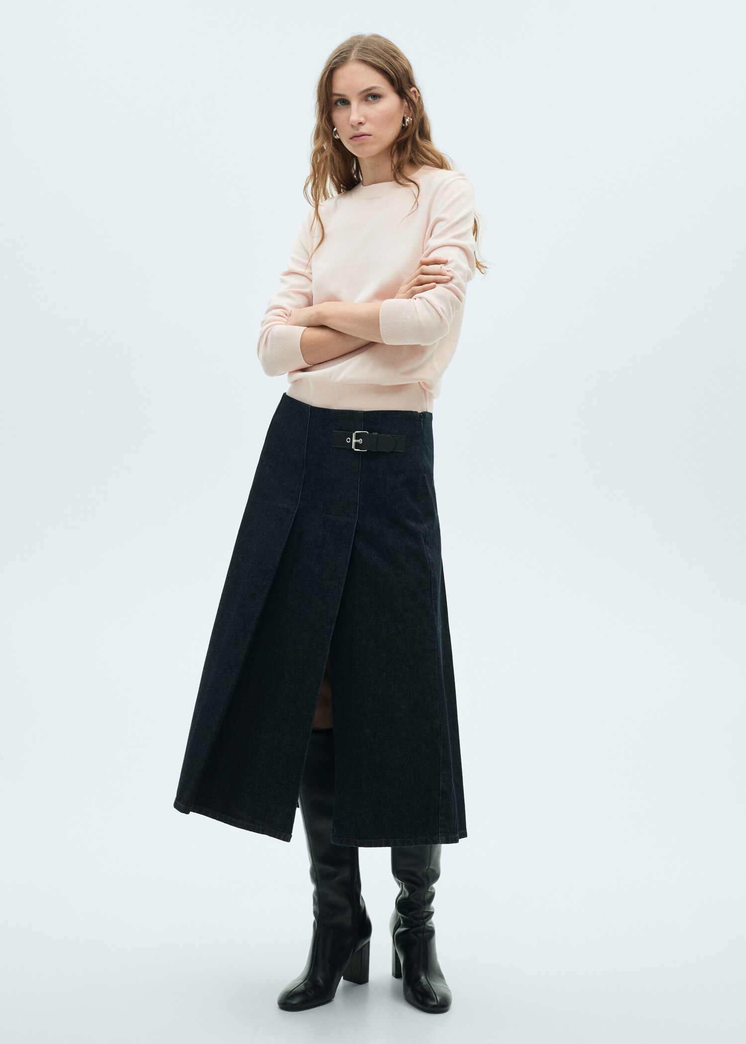 Strickpullover aus Seidengemisch - Allgemeine Ansicht