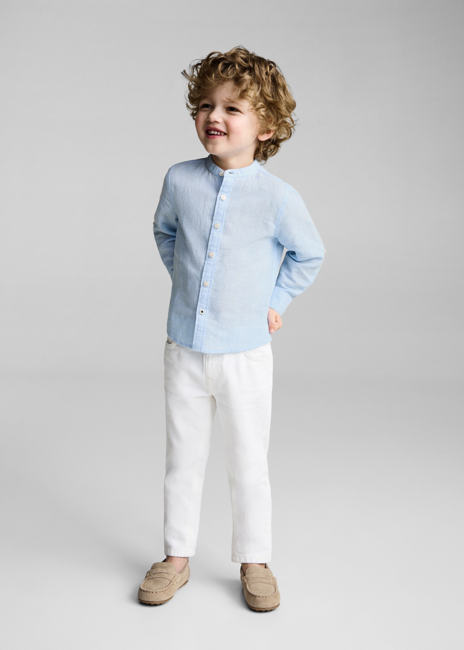 Chemise lin col mao - Plan général