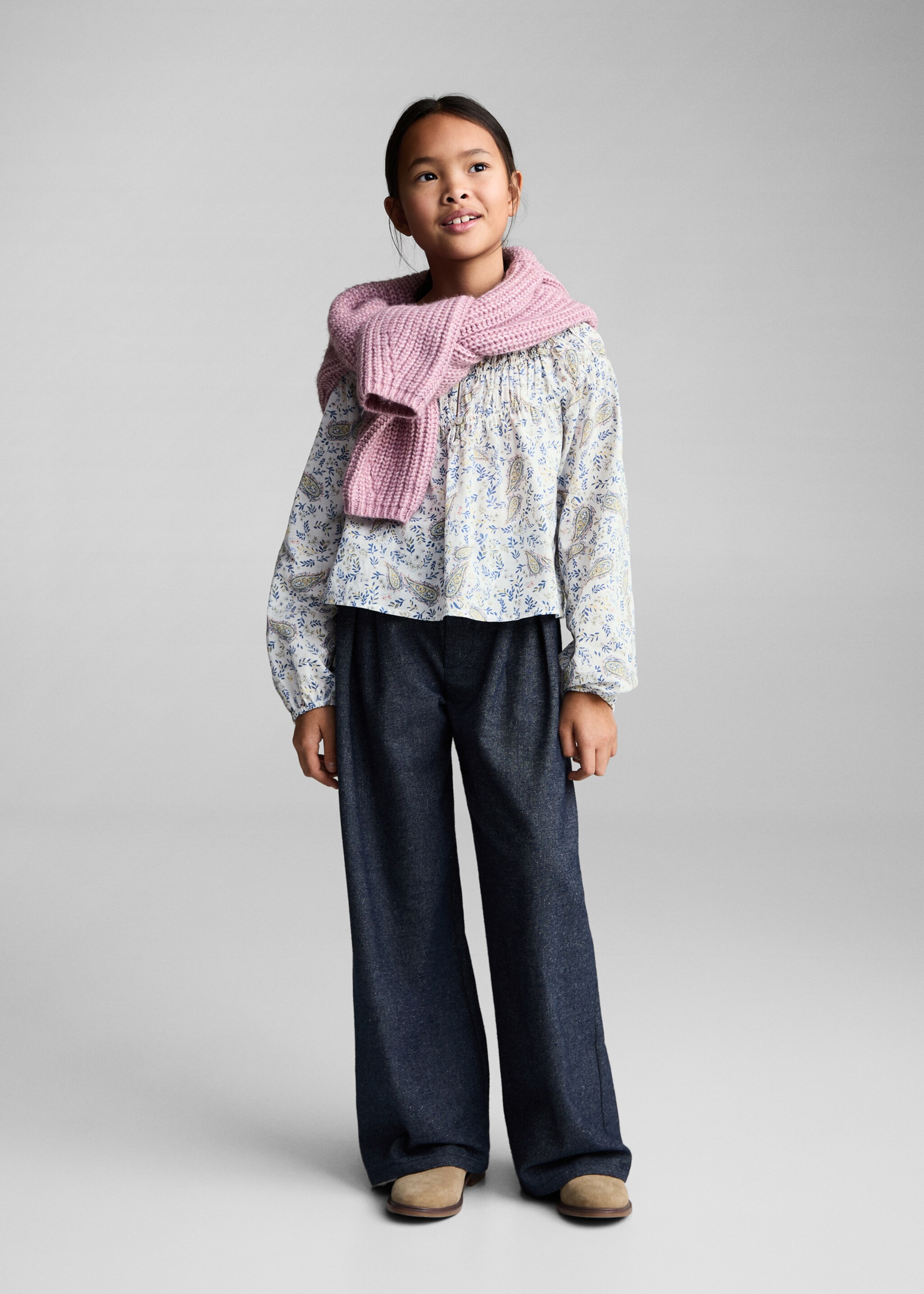 Paisley print blouse - General plane, White. Ref: 87014798-00.