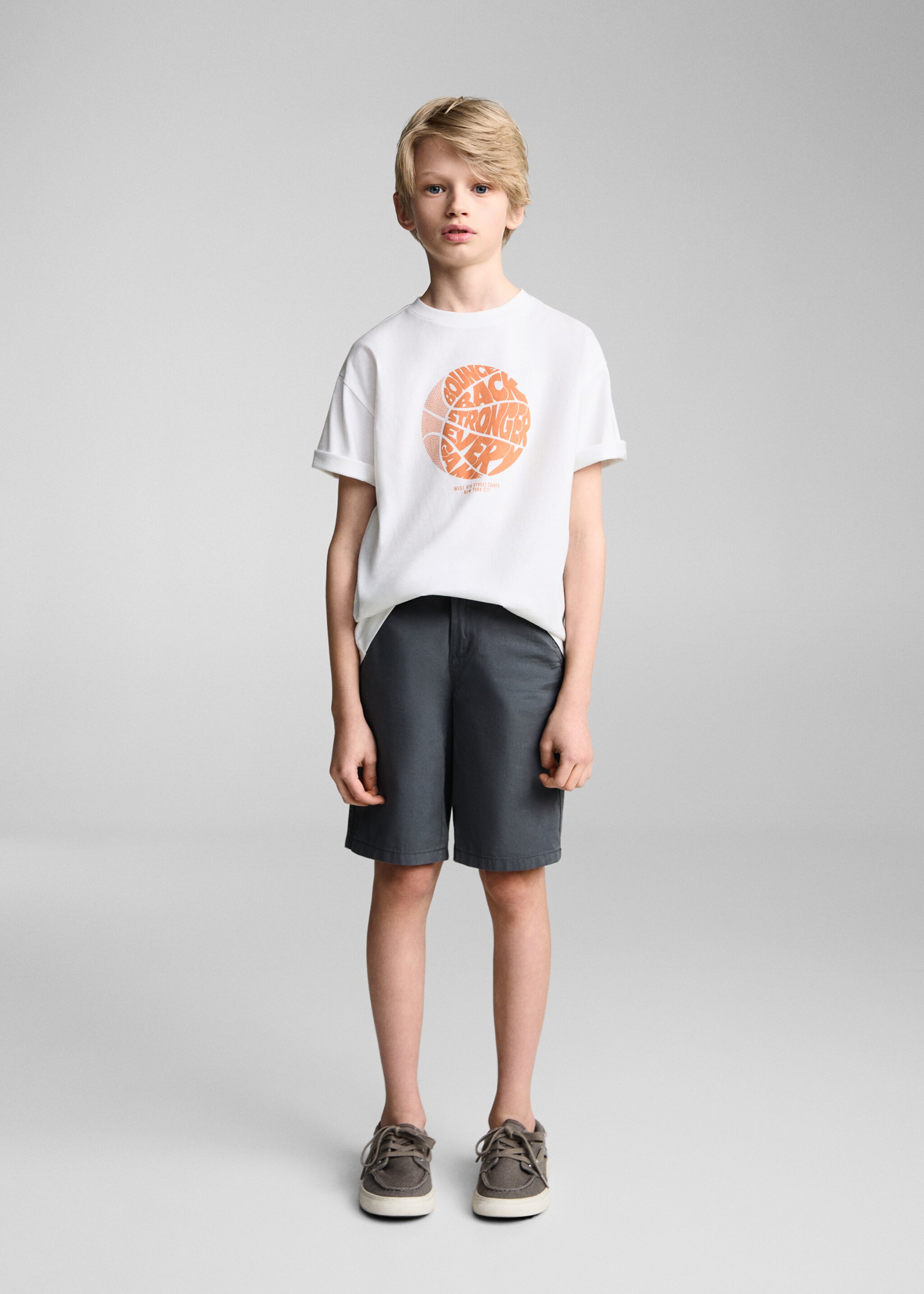 Short-sleeved printed t-shirt - General plane, Off White. Ref: 87015144-00.