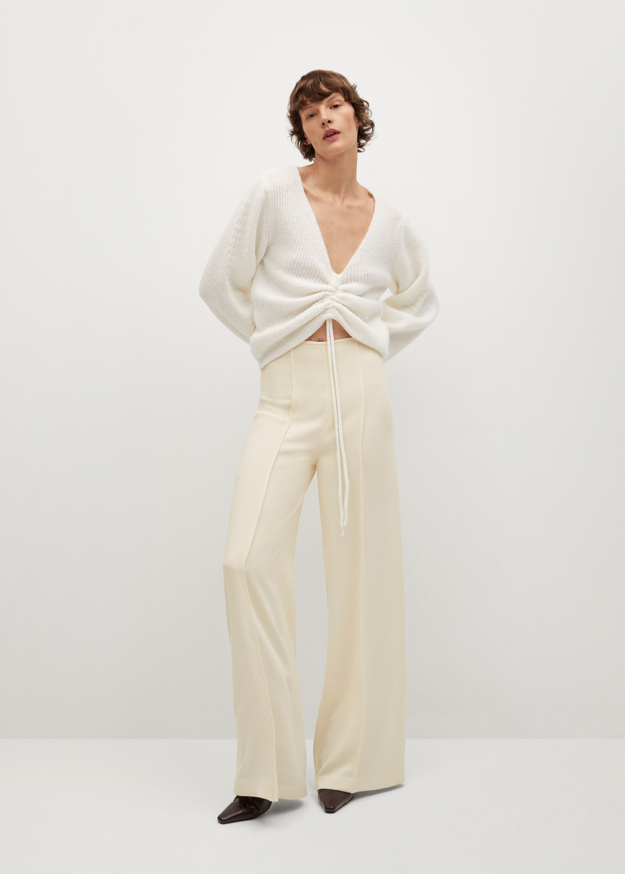 Flowy palazzo trousers - General plane