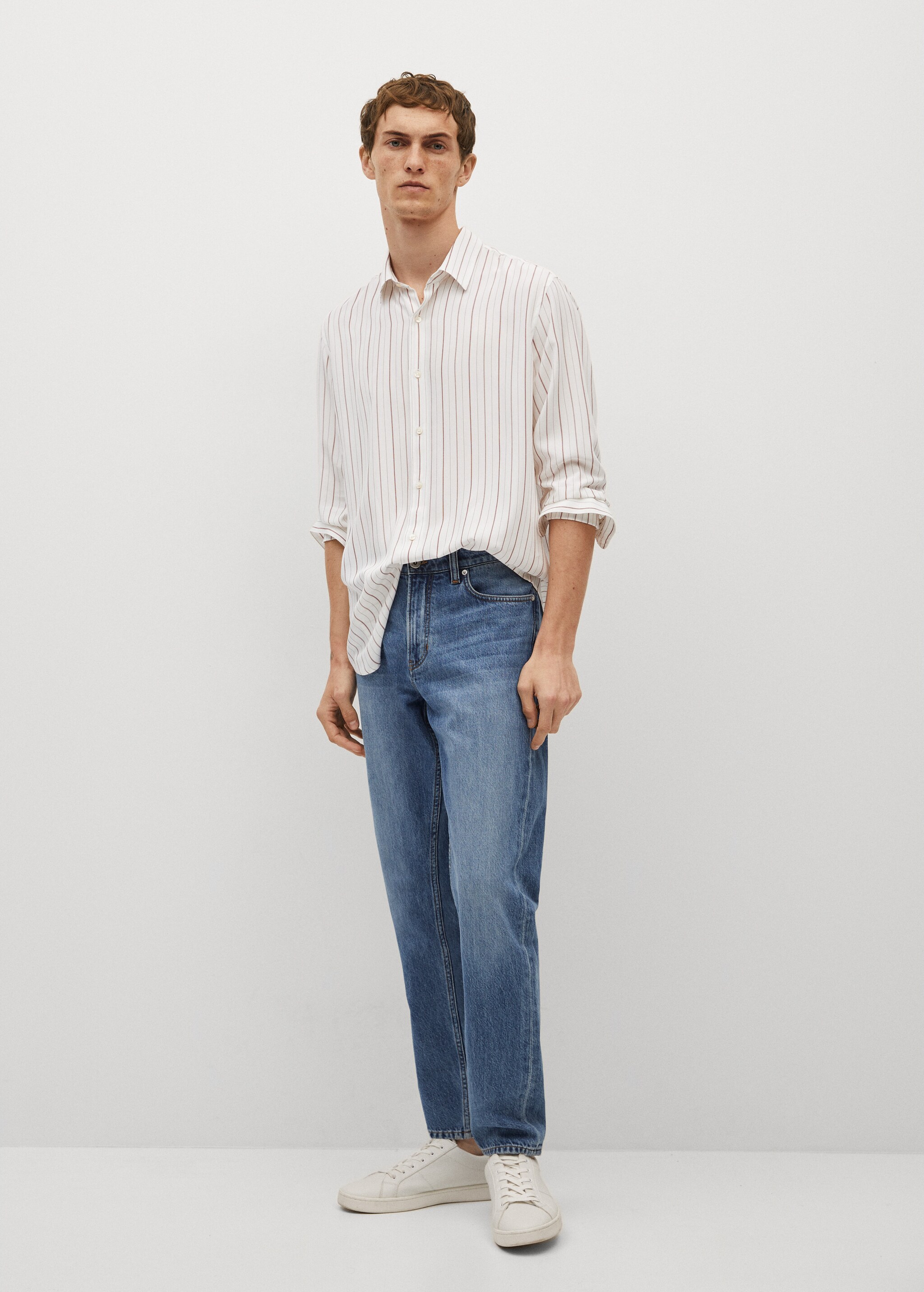 Chemise regular-fit fluide rayures - Plan général