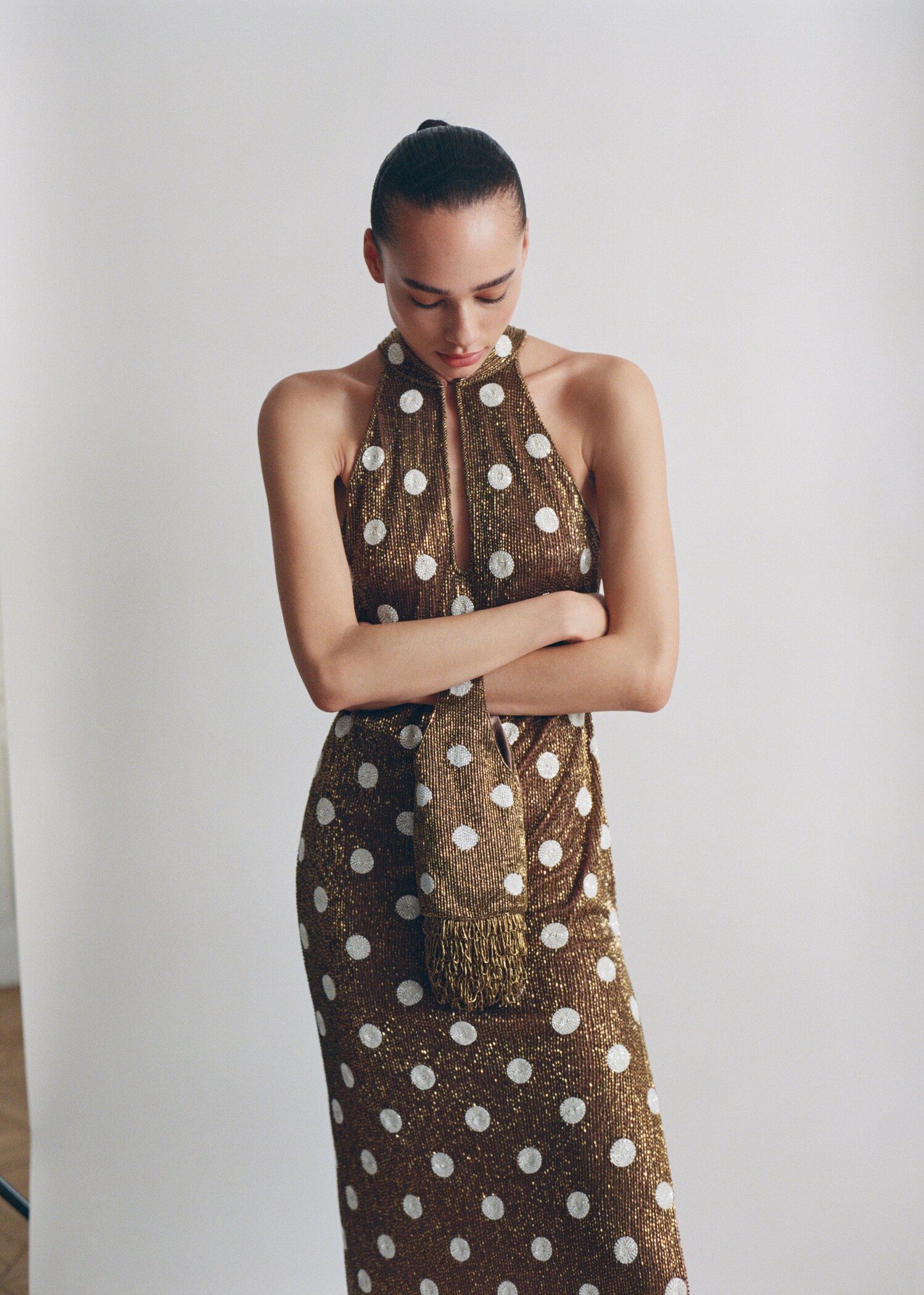 Bossa mà brodada pedreria - Pla general