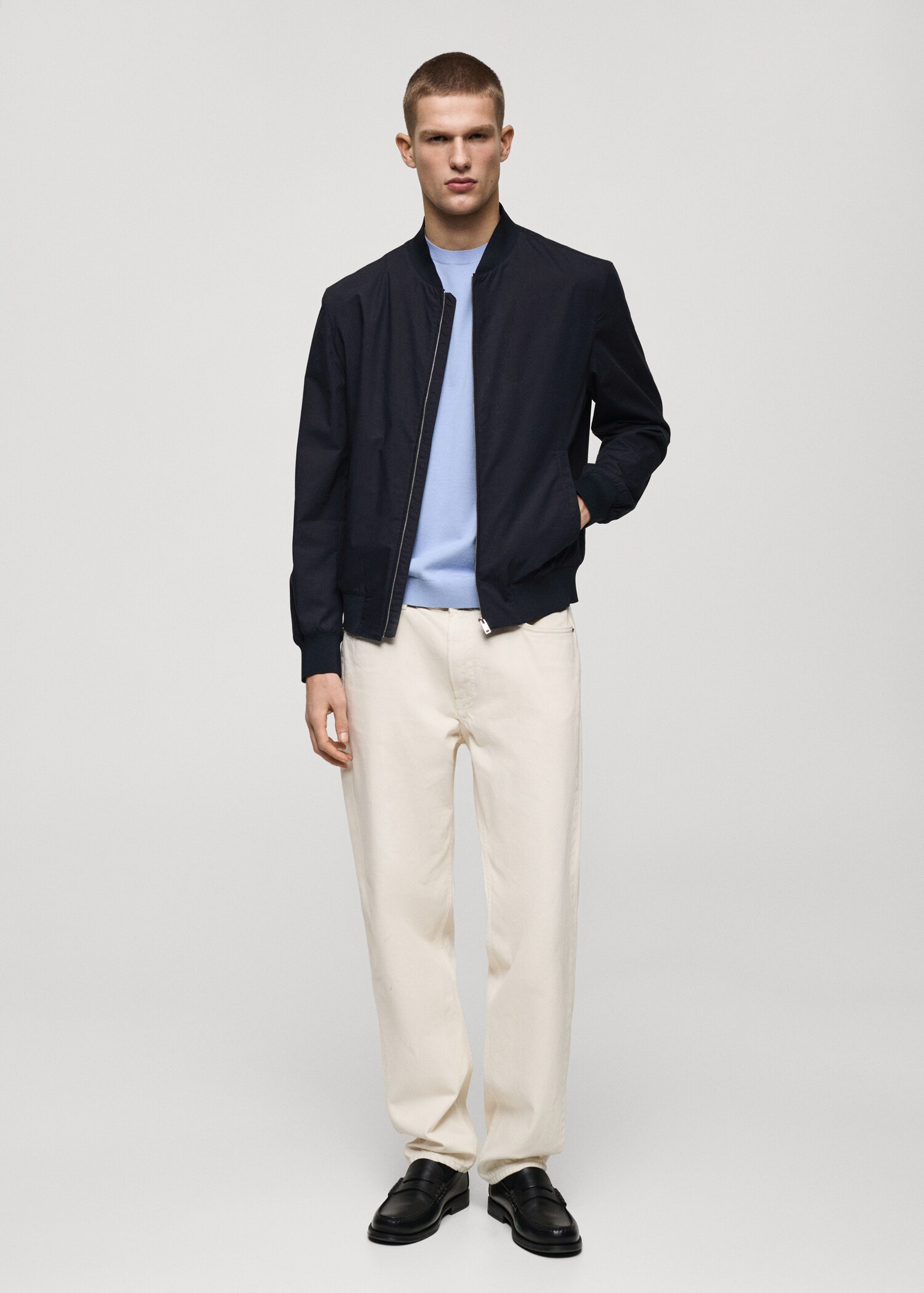 Bomberjacke aus 100 % Baumwolle - Allgemeine Ansicht