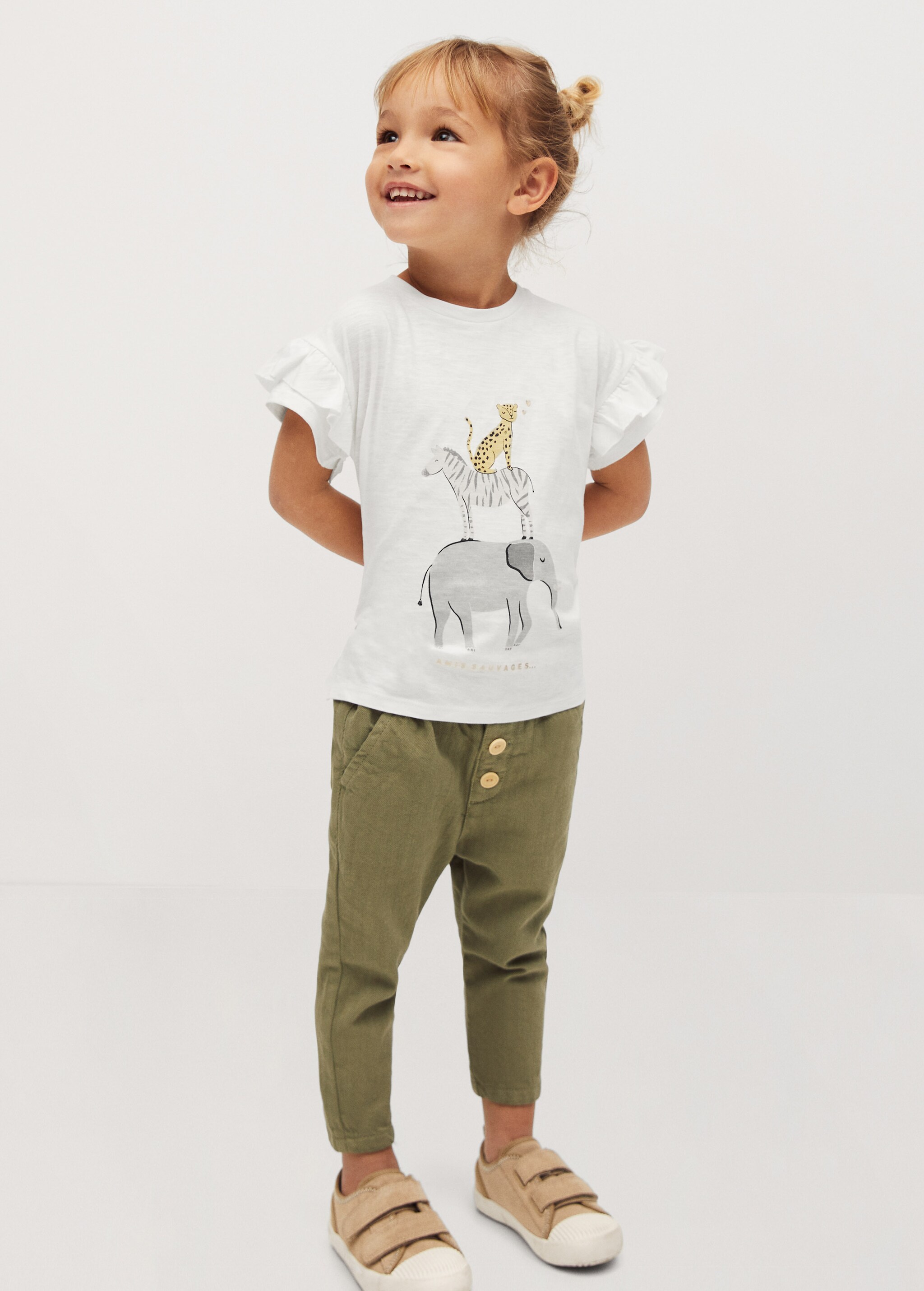 Camiseta algodón orgánico estampada - Plano general