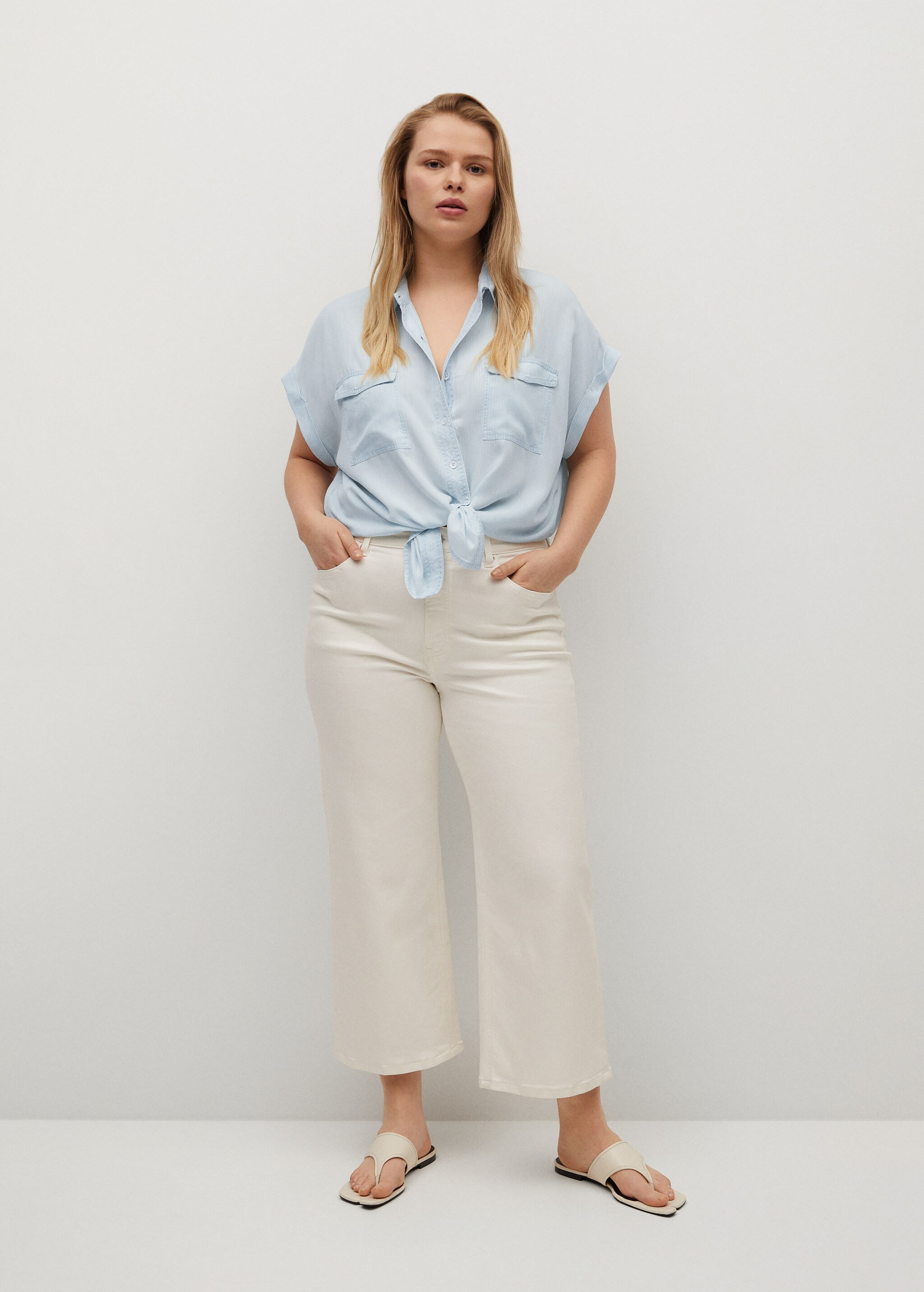 Camisa lyocell denim - Plano general