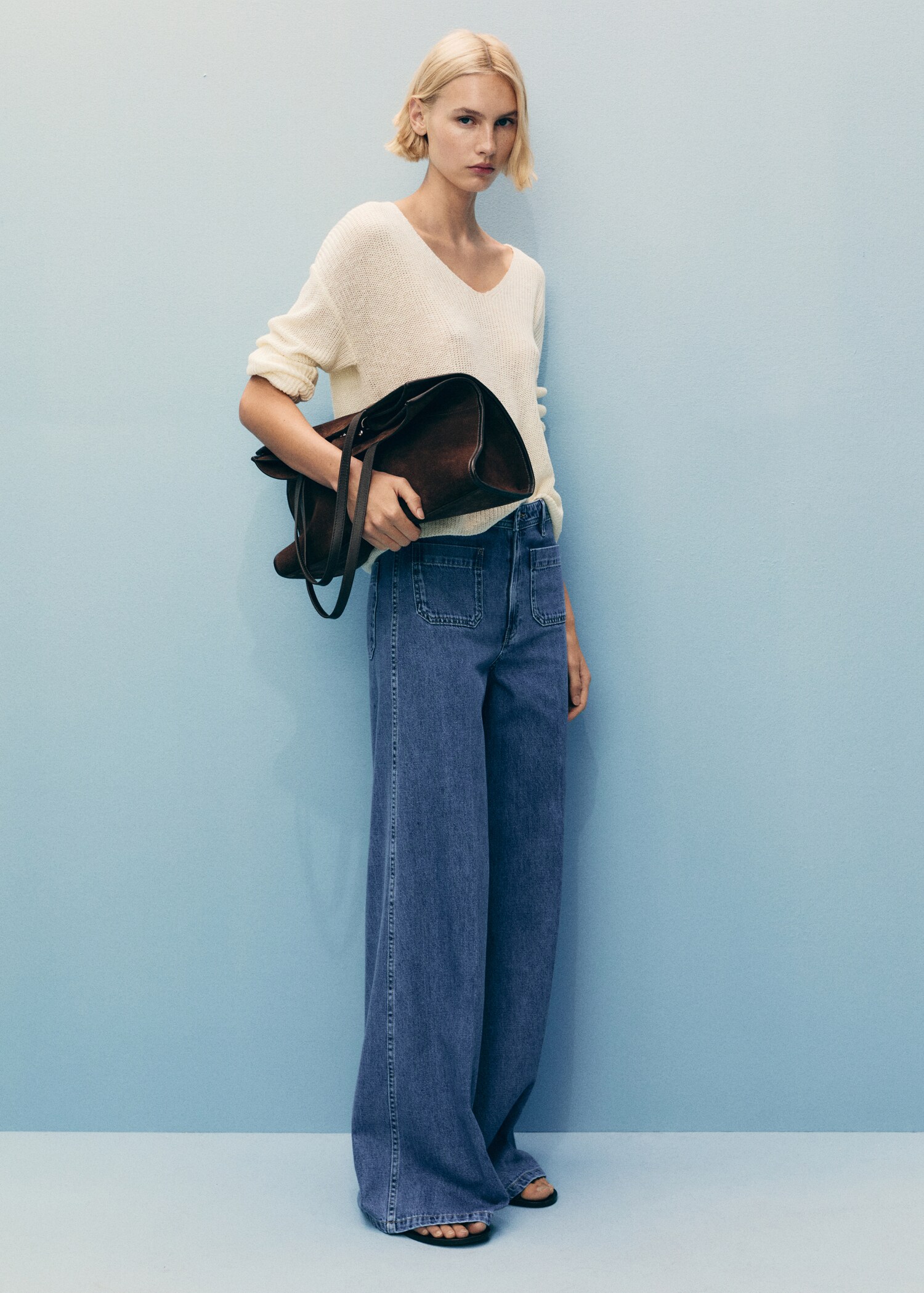 Jean wideleg poches - Plan général