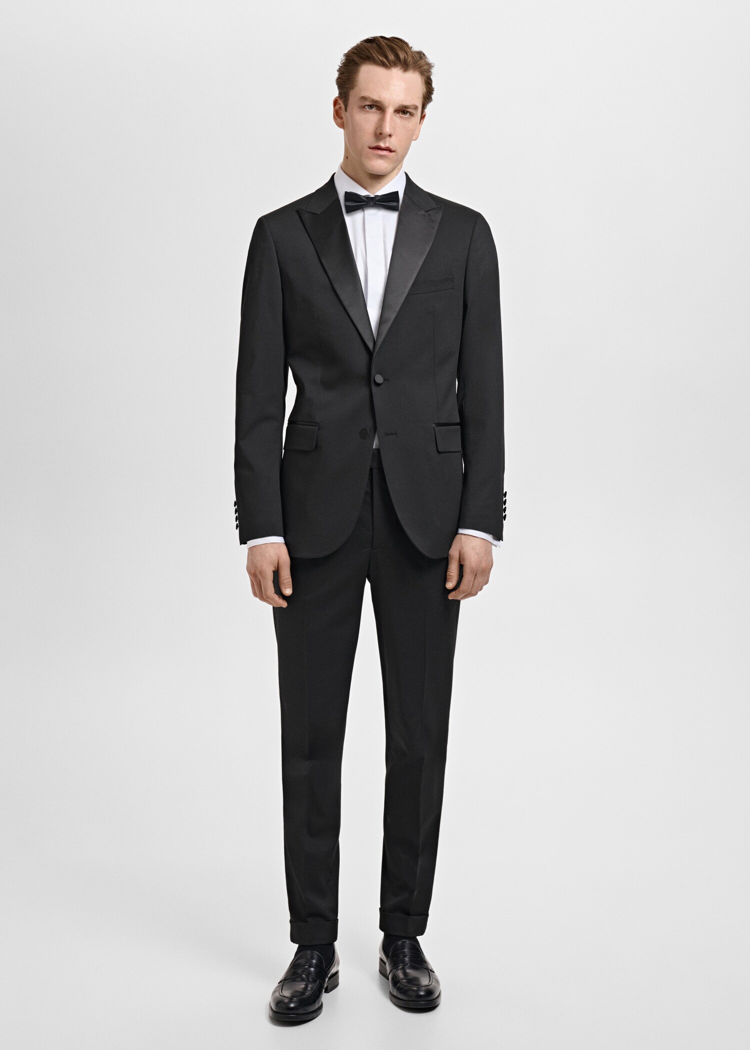Straight-fit suit trousers - General plane