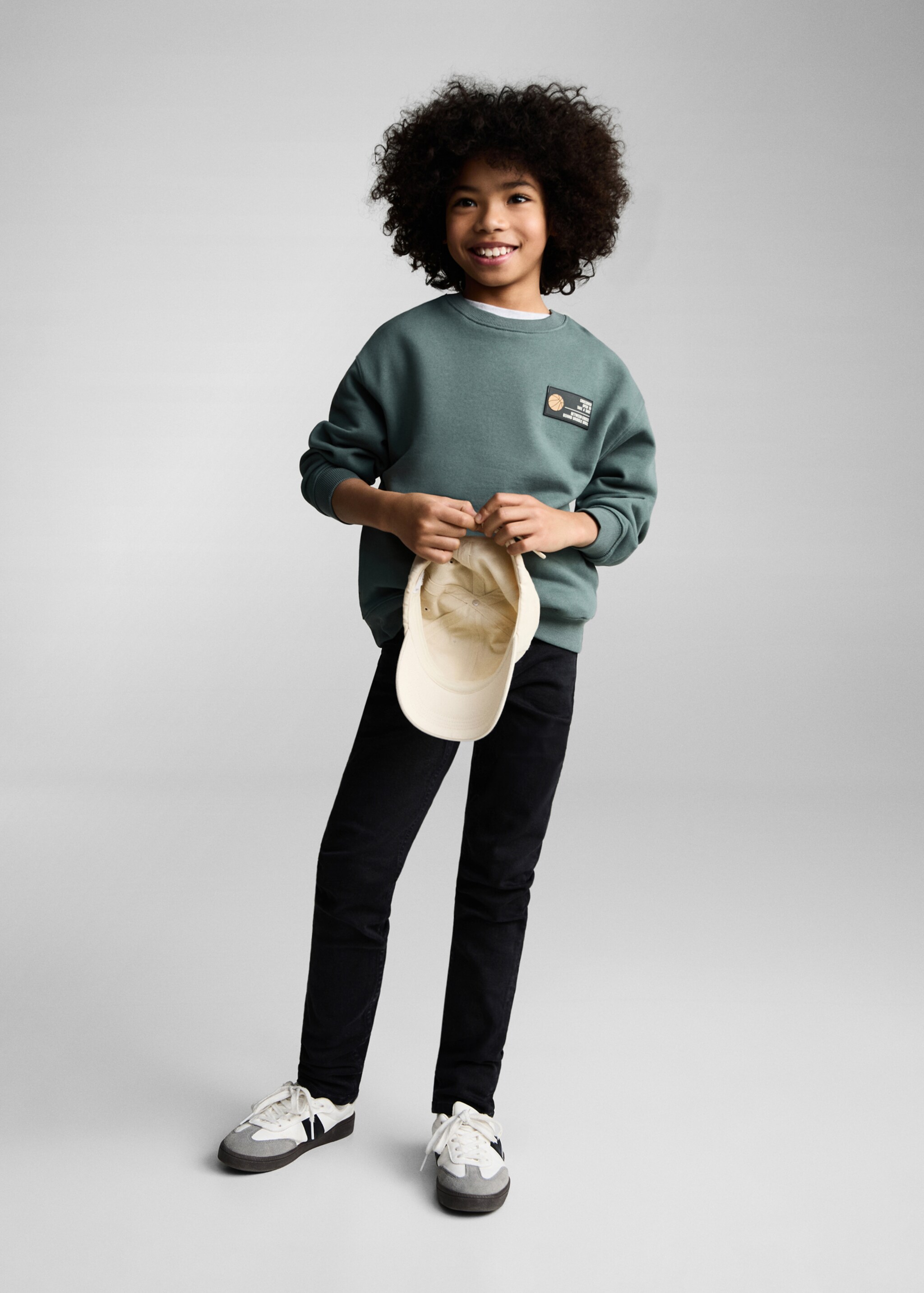 Skinny jeans - General plane, Black denim. Ref: 87020627-00.